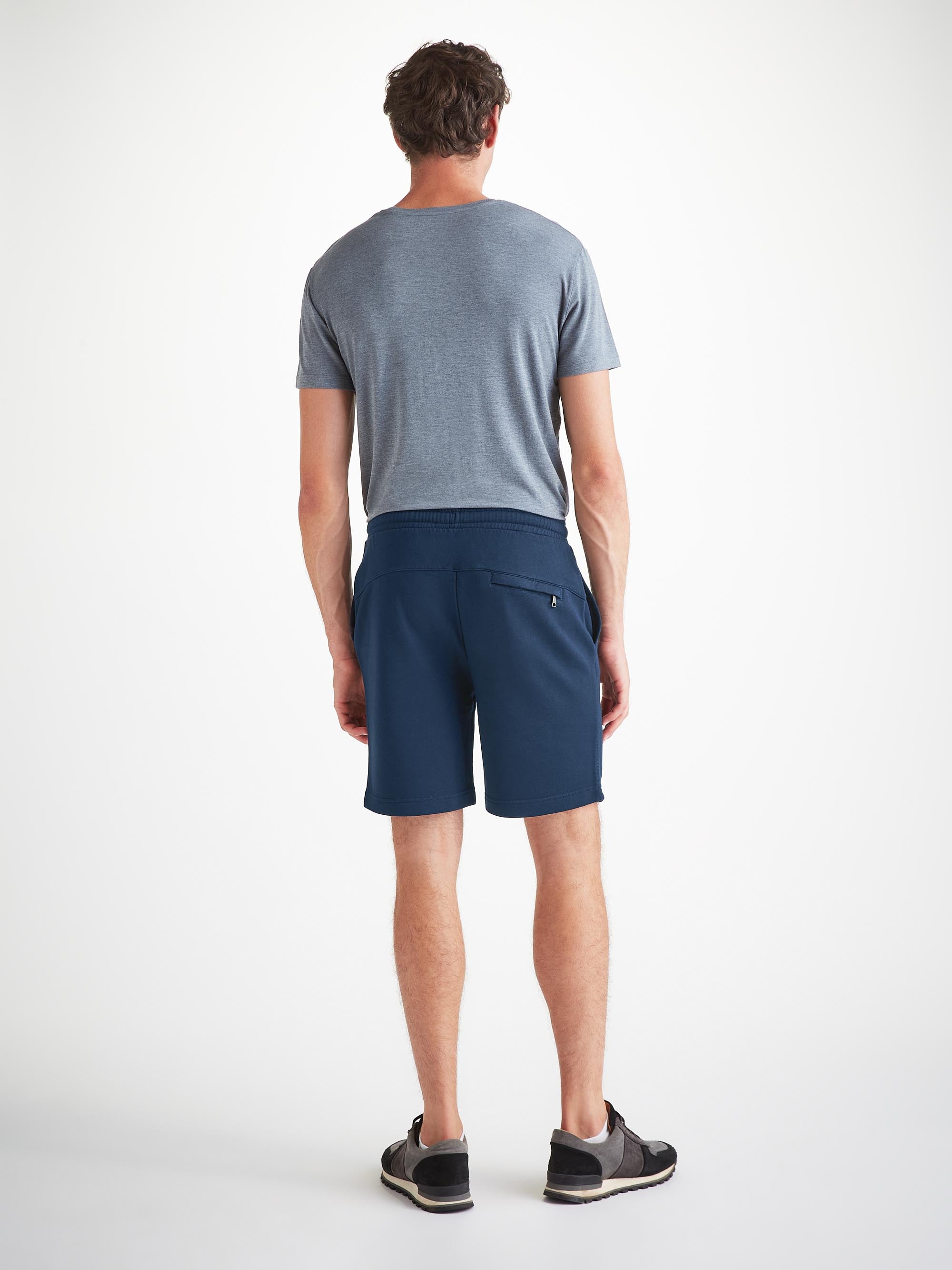 Men's Sweat Shorts Quinn Cotton Modal Navy