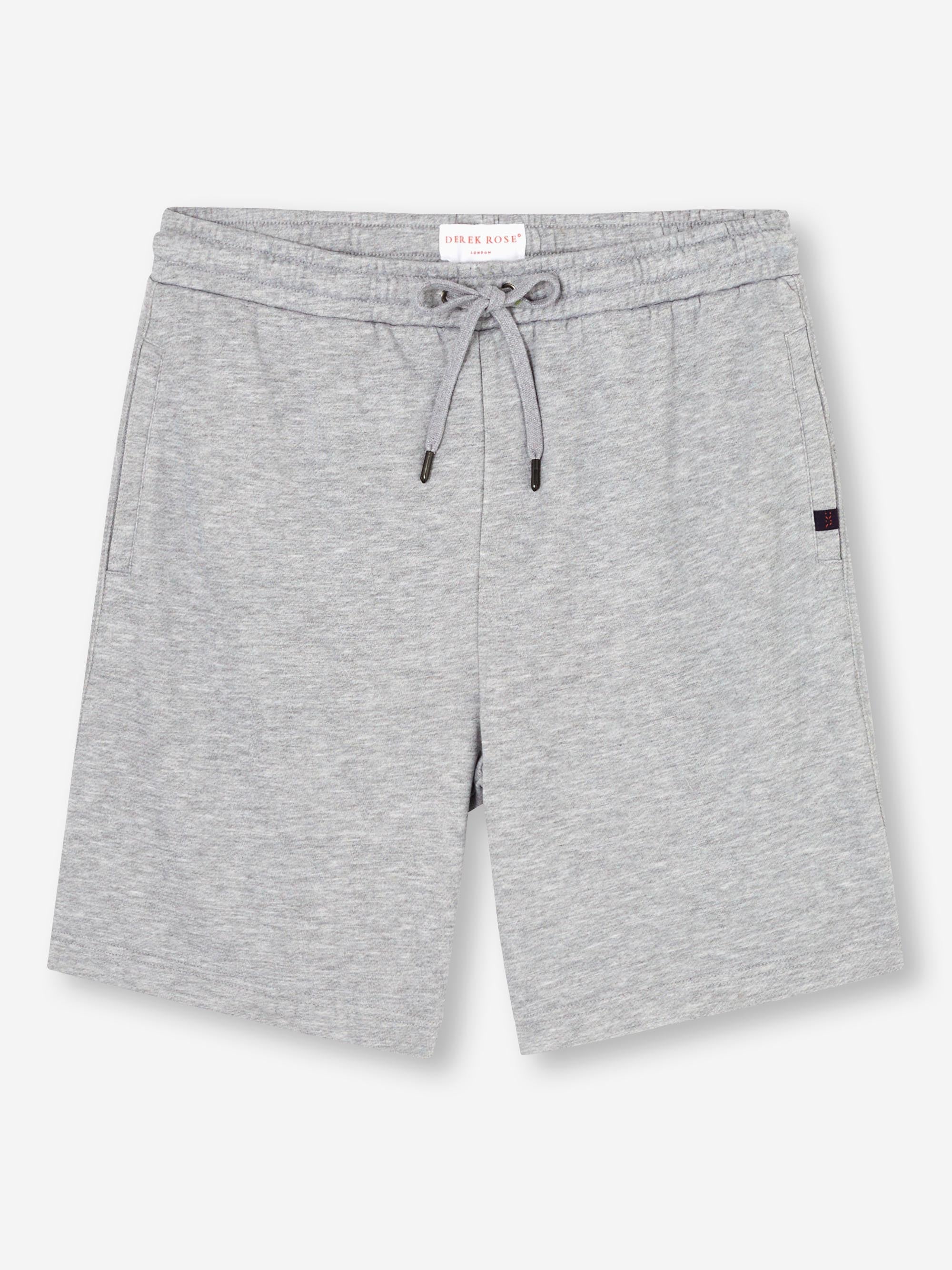 Men's Sweat Shorts Quinn Cotton Modal Silver