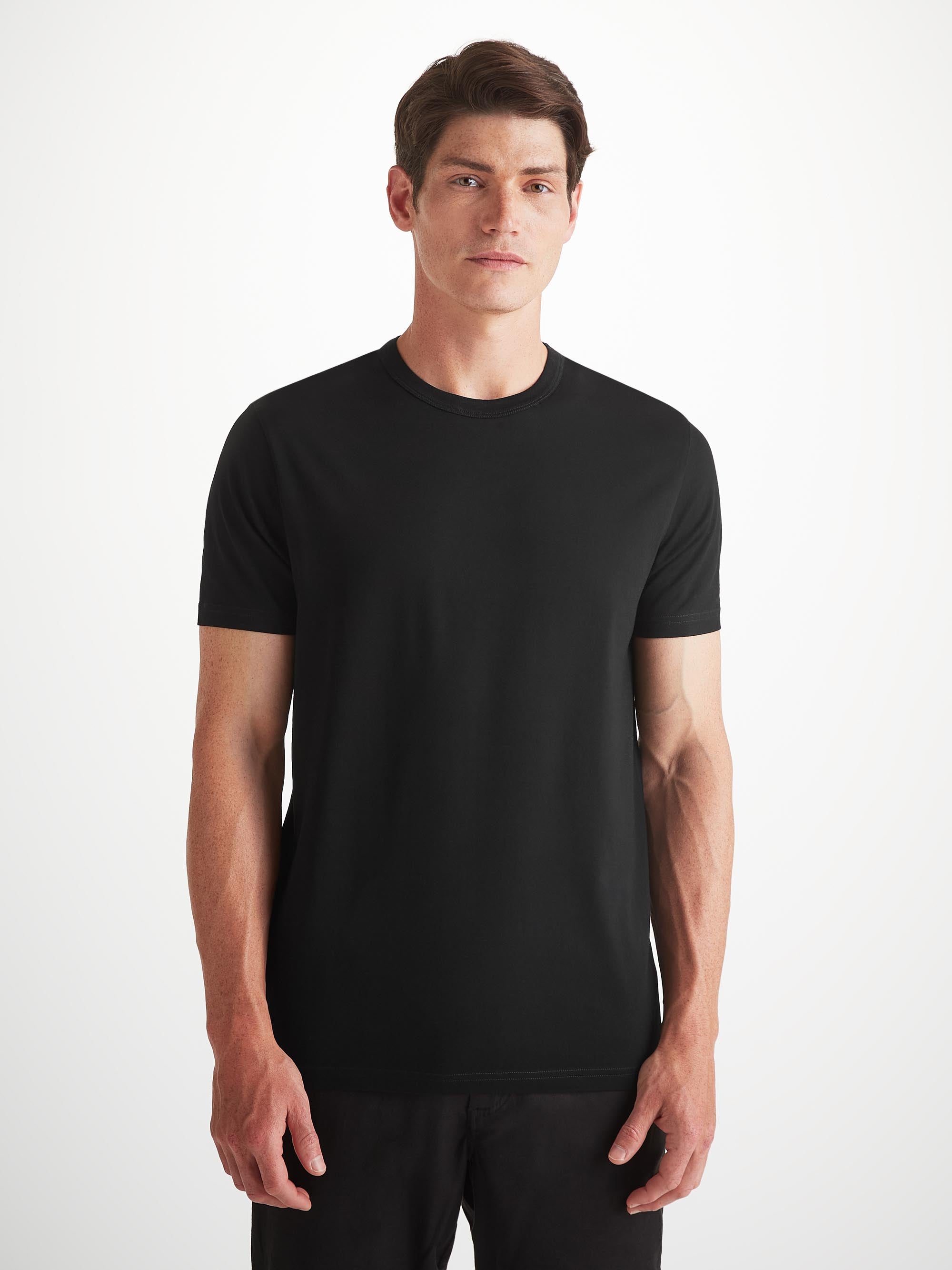 Men's T-Shirt Barny Pima Cotton Black