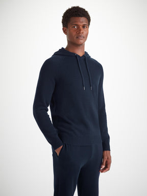 Men's Pullover Hoodie Dominic Cashmere Navy