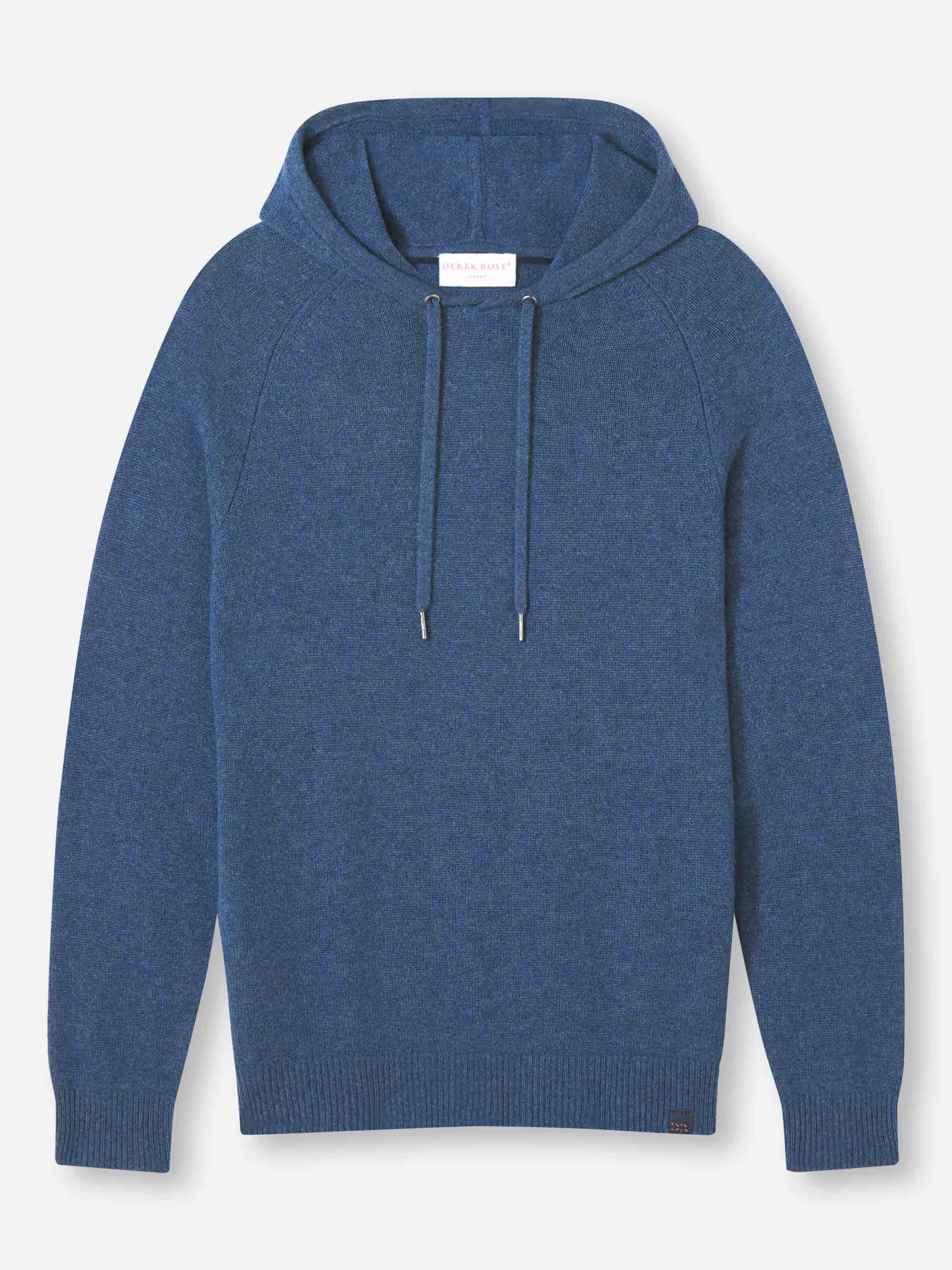 Men's Pullover Hoodie Dominic Cashmere Dark Blue