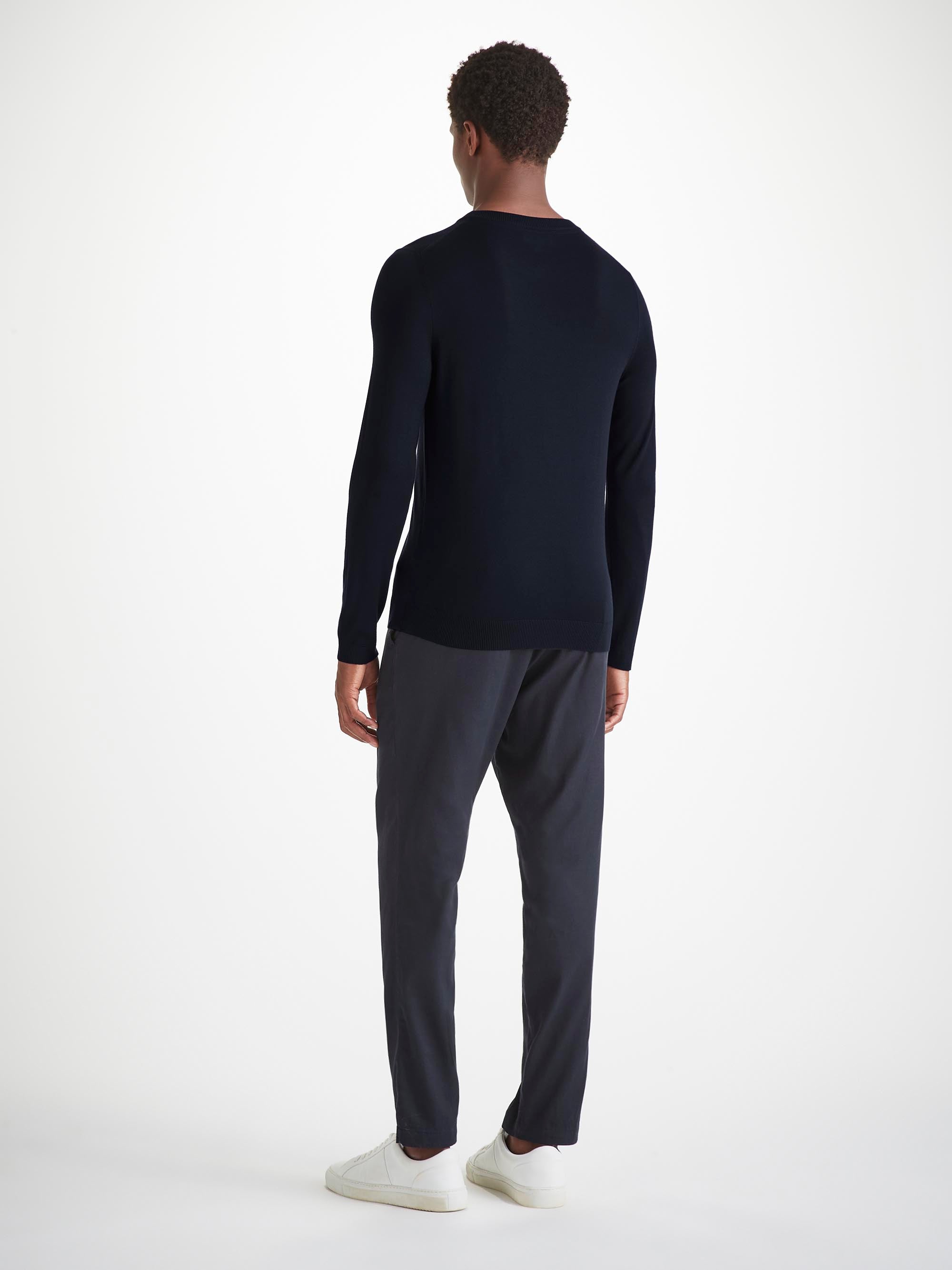 Men's Sweater Orson Merino Wool Navy