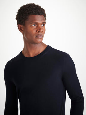 Men's Sweater Orson Merino Wool Navy