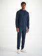 Men's Pullover Hoodie and Sweatpants Quinn Cotton Modal Navy