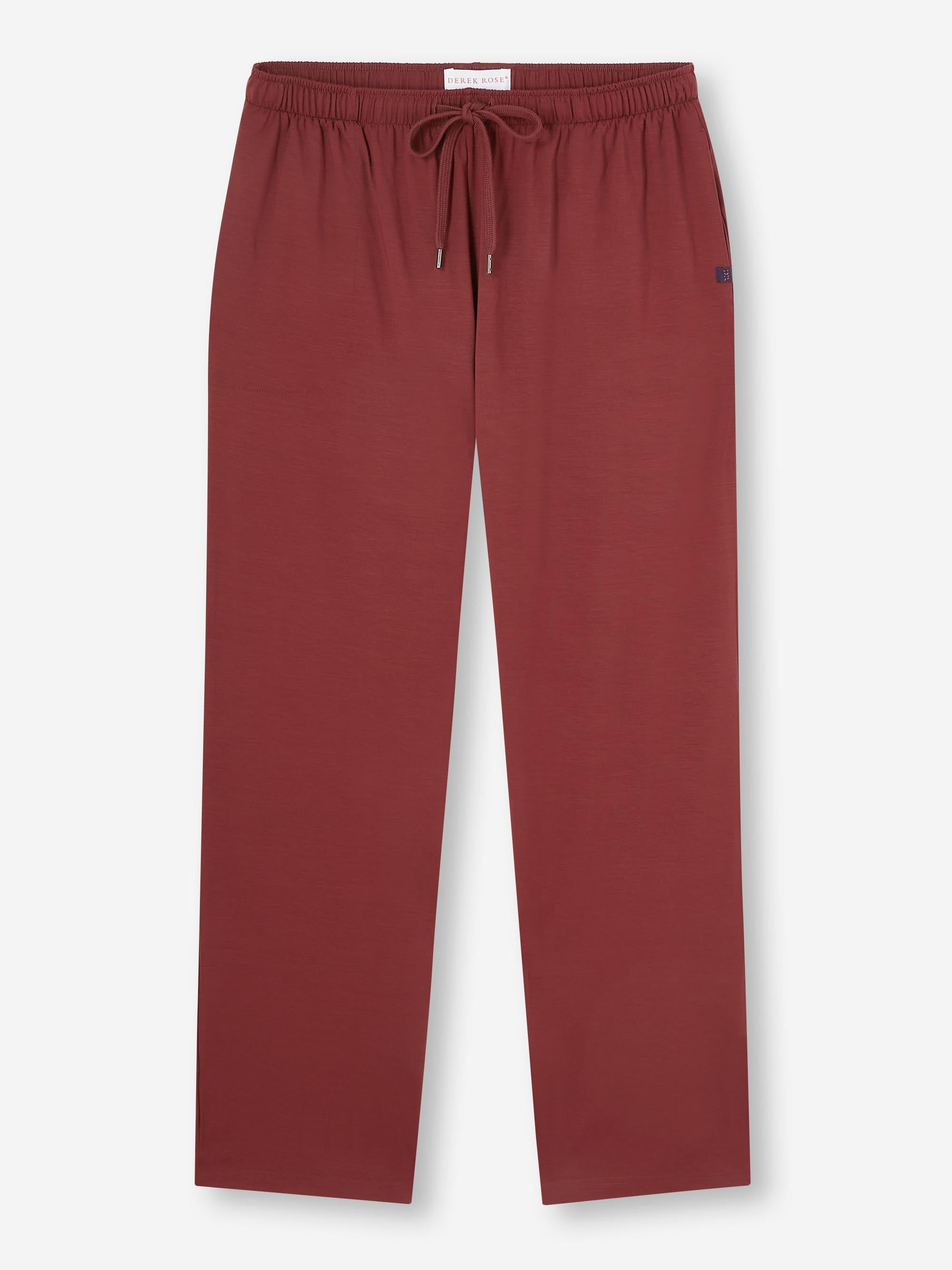 Men's Lounge Pants Basel Micro Modal Stretch Burgundy