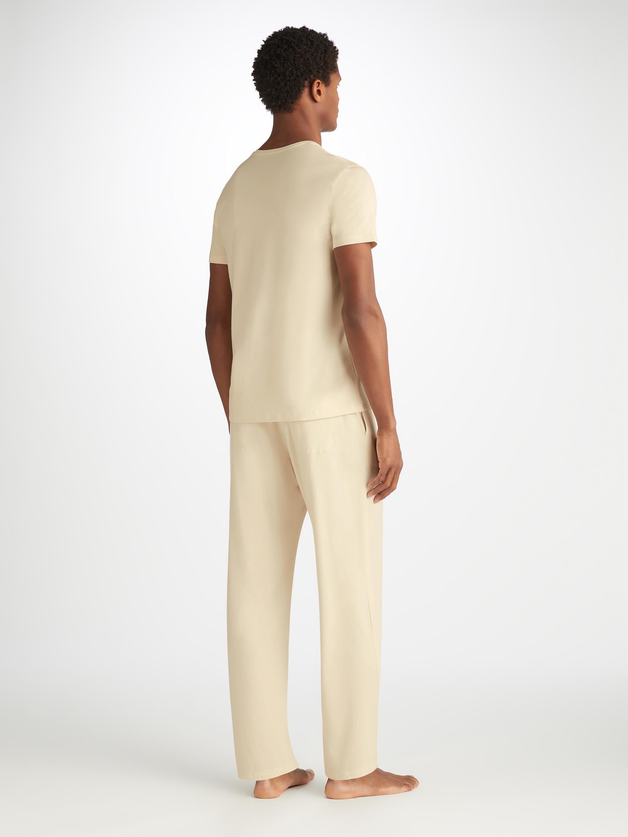 Men's Lounge Pants Basel Micro Modal Stretch Ecru