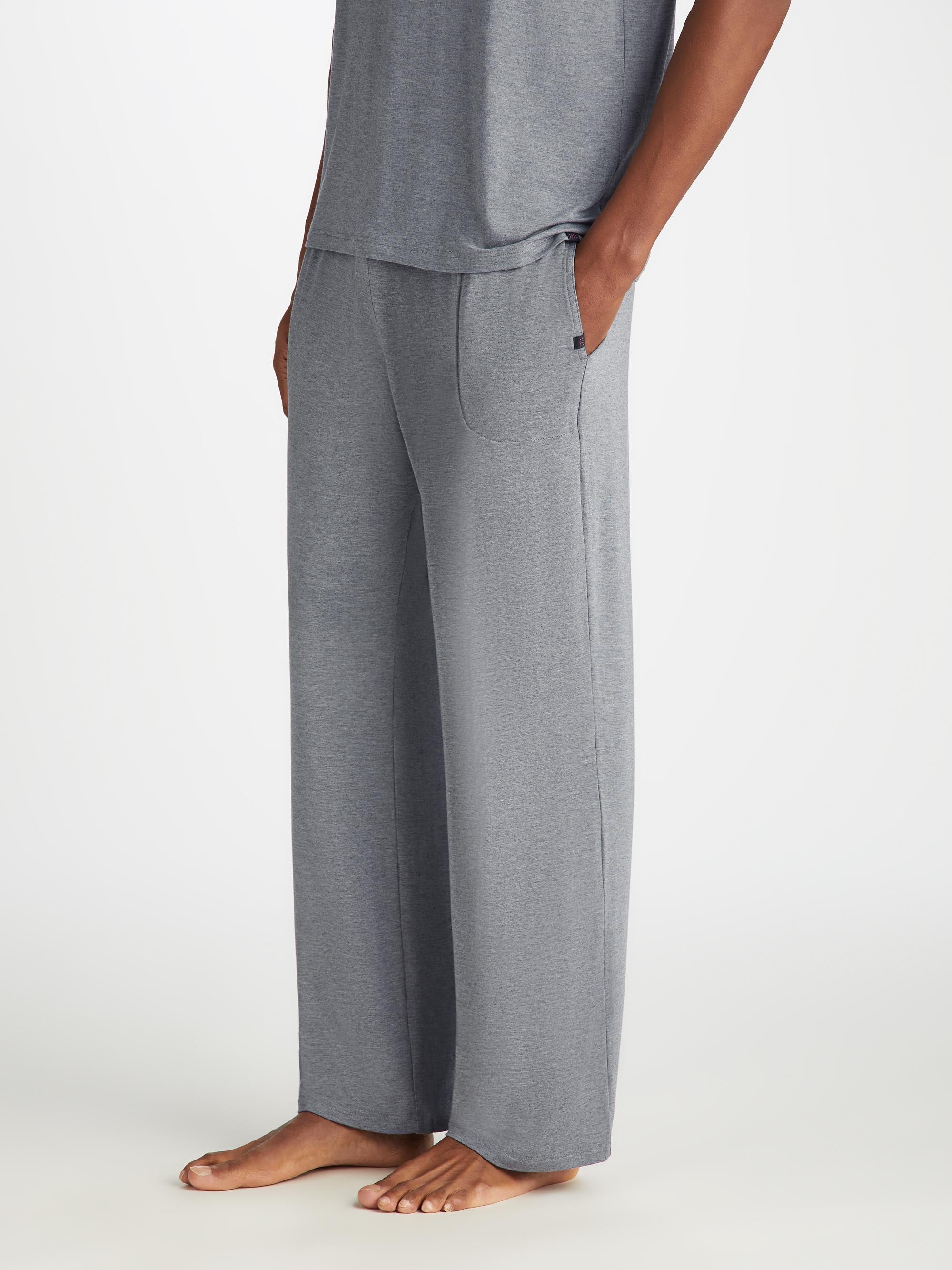 Men's Lounge Pants Marlowe Micro Modal Stretch Charcoal