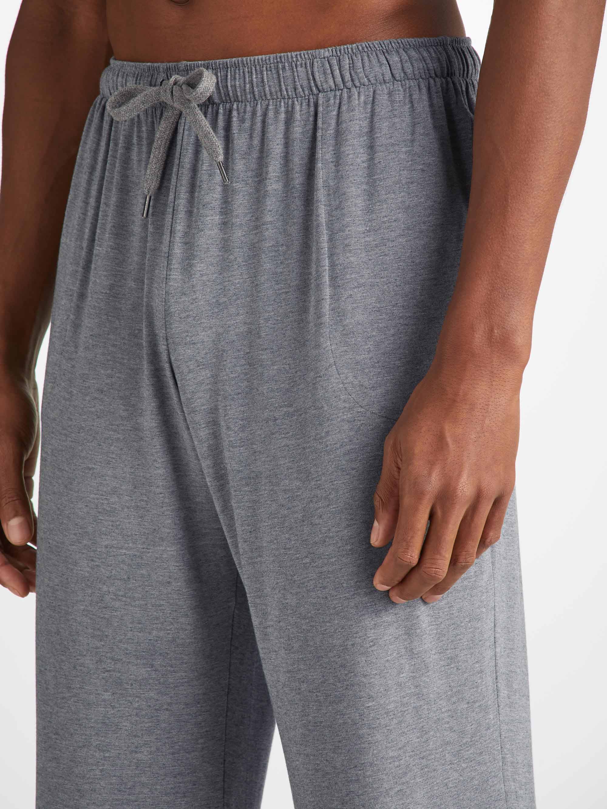 Men's Lounge Pants Marlowe Micro Modal Stretch Charcoal