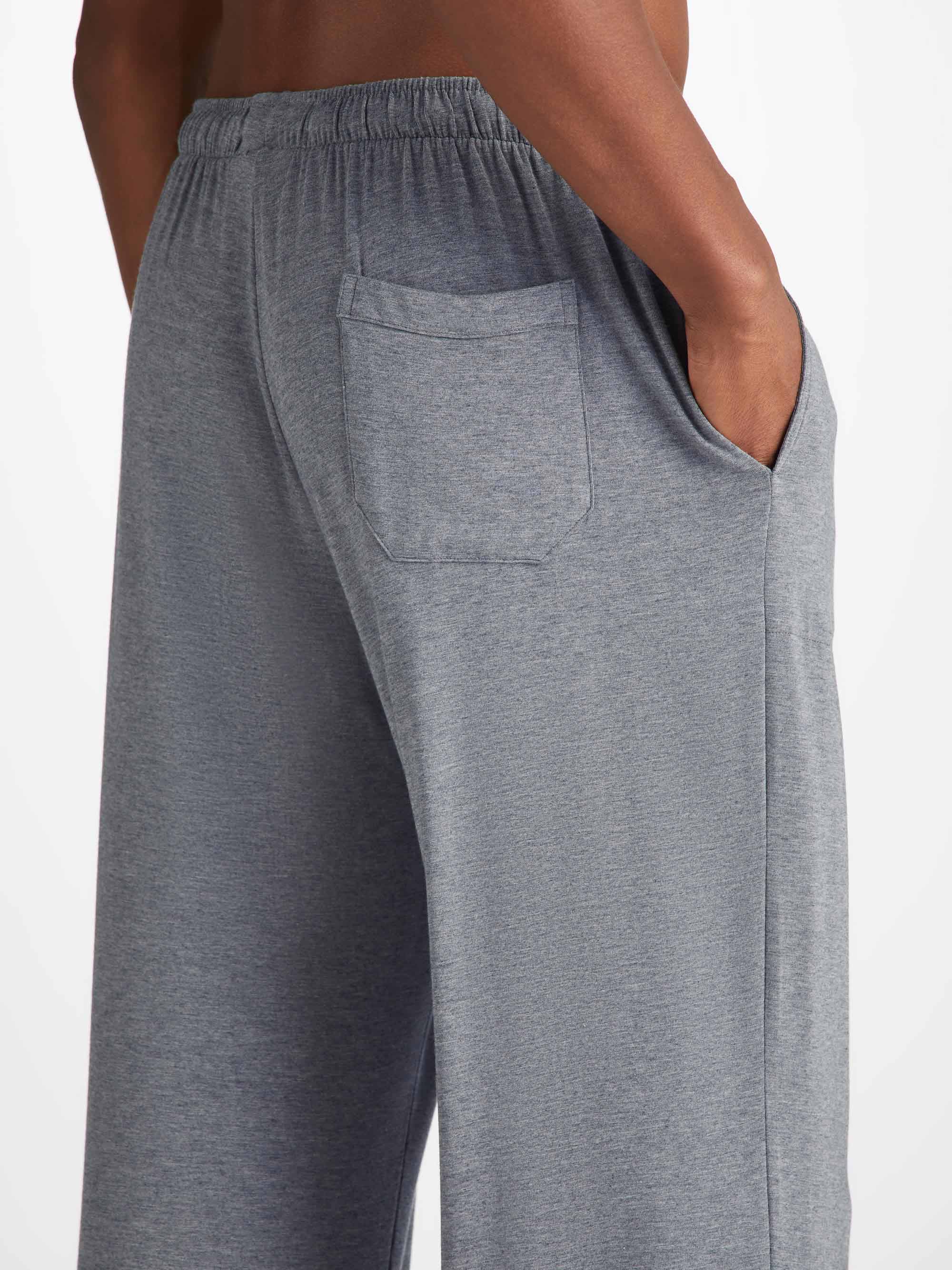 Men's Lounge Pants Marlowe Micro Modal Stretch Charcoal