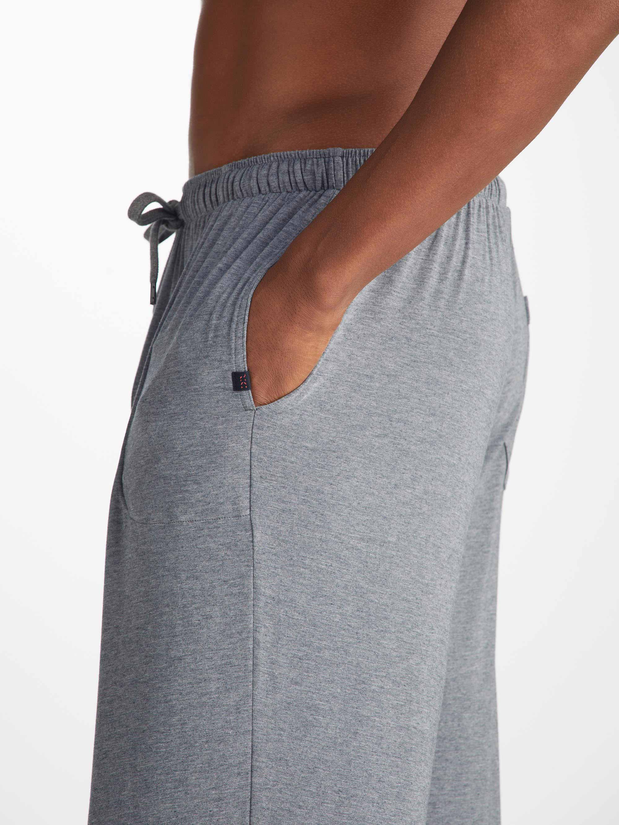 Men's Lounge Pants Marlowe Micro Modal Stretch Charcoal