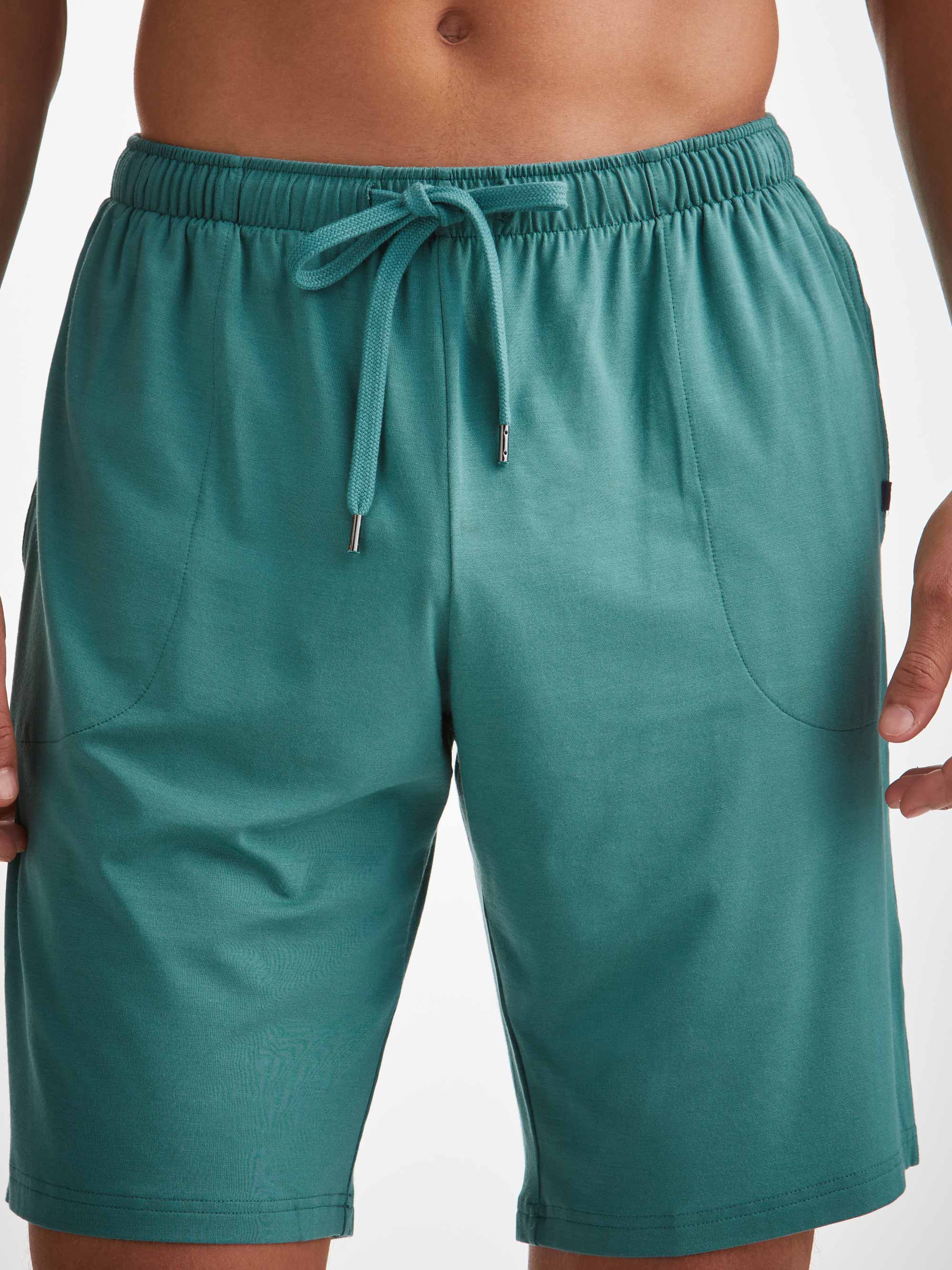 Men's Lounge Shorts Basel Micro Modal Stretch Teal