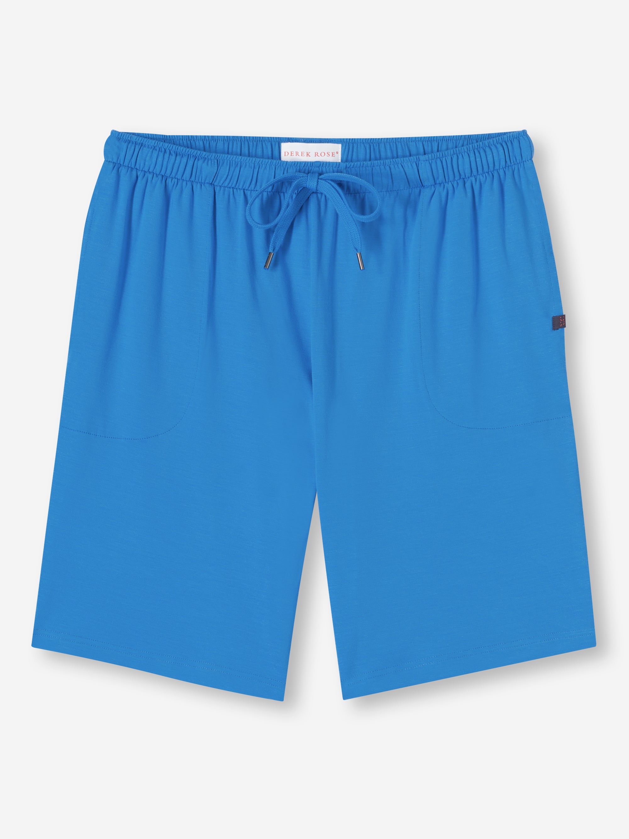 [[Mens Lounge Shorts Basel Micro Modal Stretch Azure Blue (Size)]]