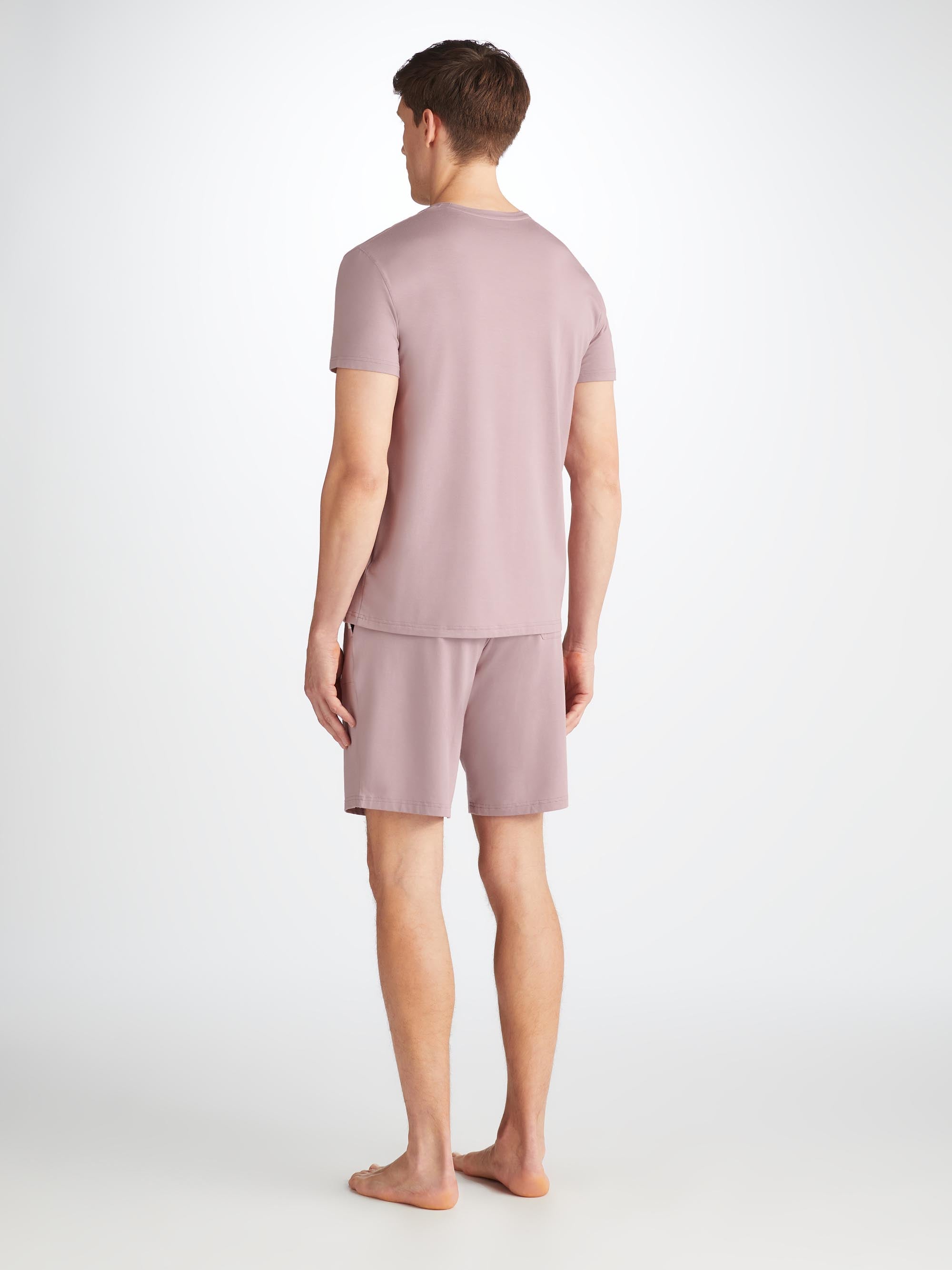 Men's Lounge Shorts Basel Micro Modal Stretch Mauve