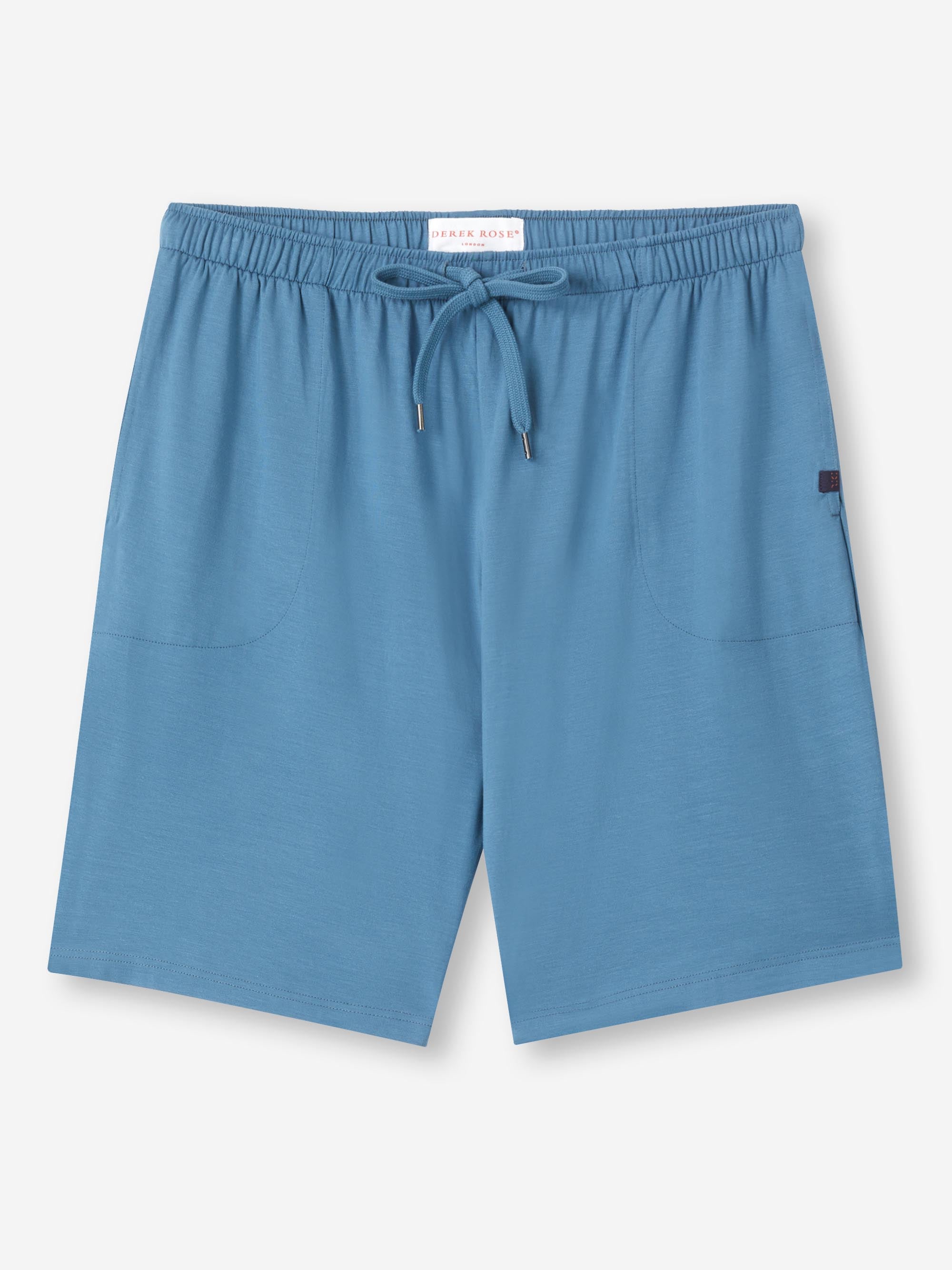 Men's Lounge Shorts Basel Micro Modal Stretch Steel Blue