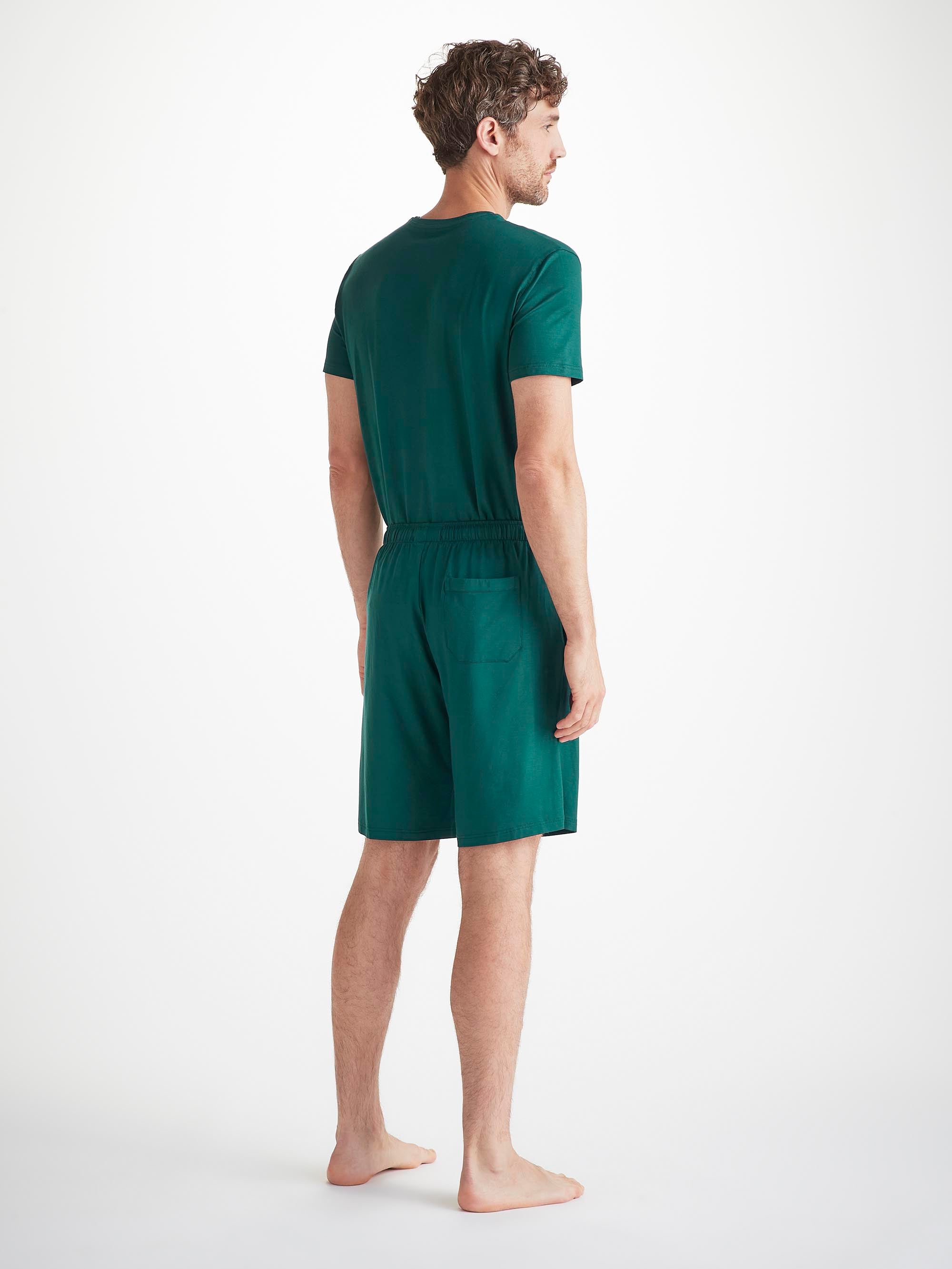 Men's Basel T-Shirt And Lounge Shorts Pine Green