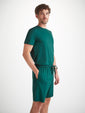 Men's Basel T-Shirt And Lounge Shorts Pine Green