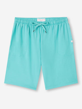 Men's Lounge Shorts Basel Micro Modal Stretch Turquoise