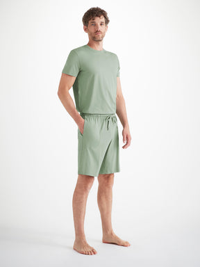 Men's Lounge Shorts Basel Micro Modal Stretch Eucalyptus