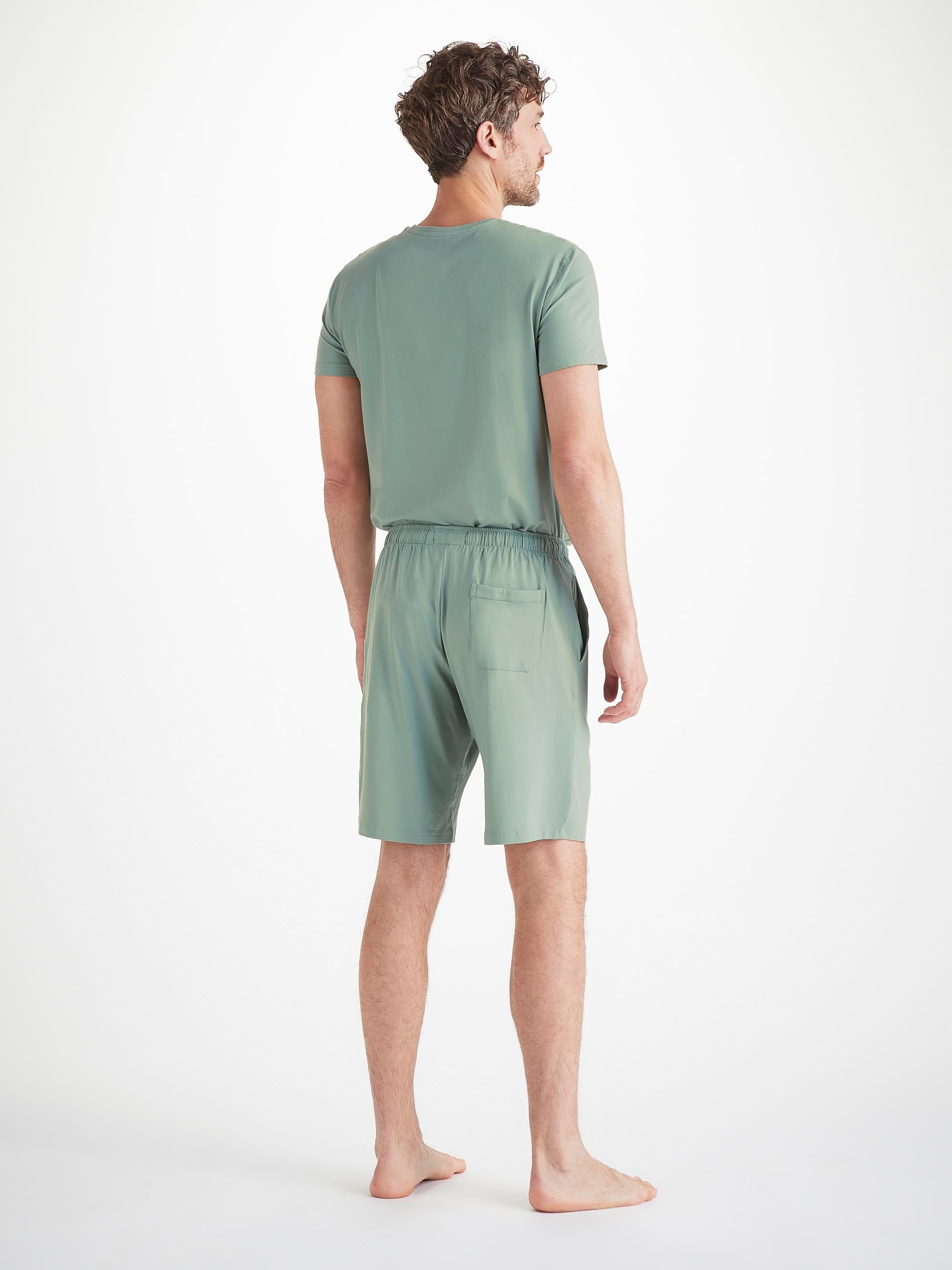 Men's Lounge Shorts Basel Micro Modal Stretch Eucalyptus