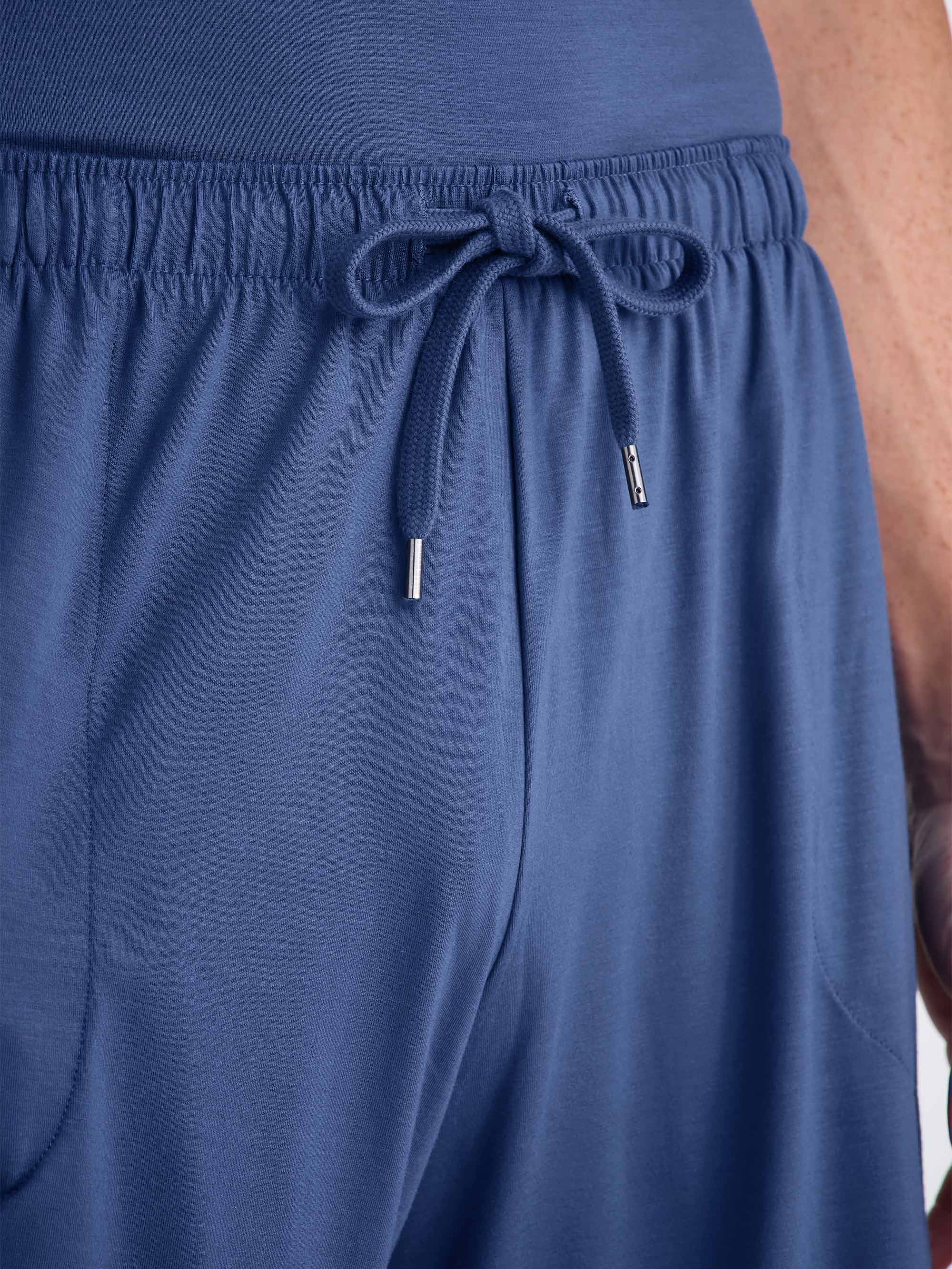 Men's Lounge Shorts Basel Micro Modal Stretch Sapphire