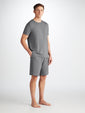 Men's Marlowe T-Shirt and Lounge Shorts Charcoal