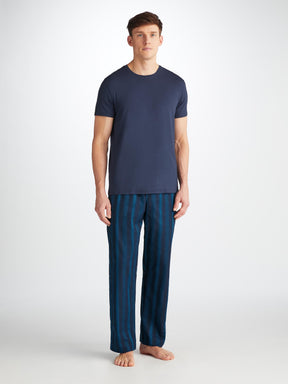 Men's Lounge Trousers Royal 222 Cotton Navy