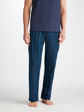 Men's Lounge Trousers Royal 222 Cotton Navy