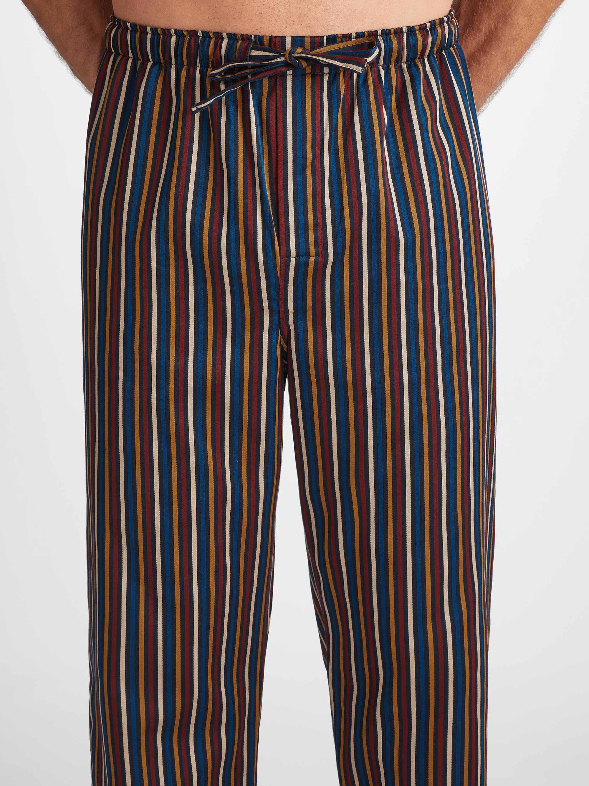 Men's Lounge Trousers Wellington 57 Cotton Navy