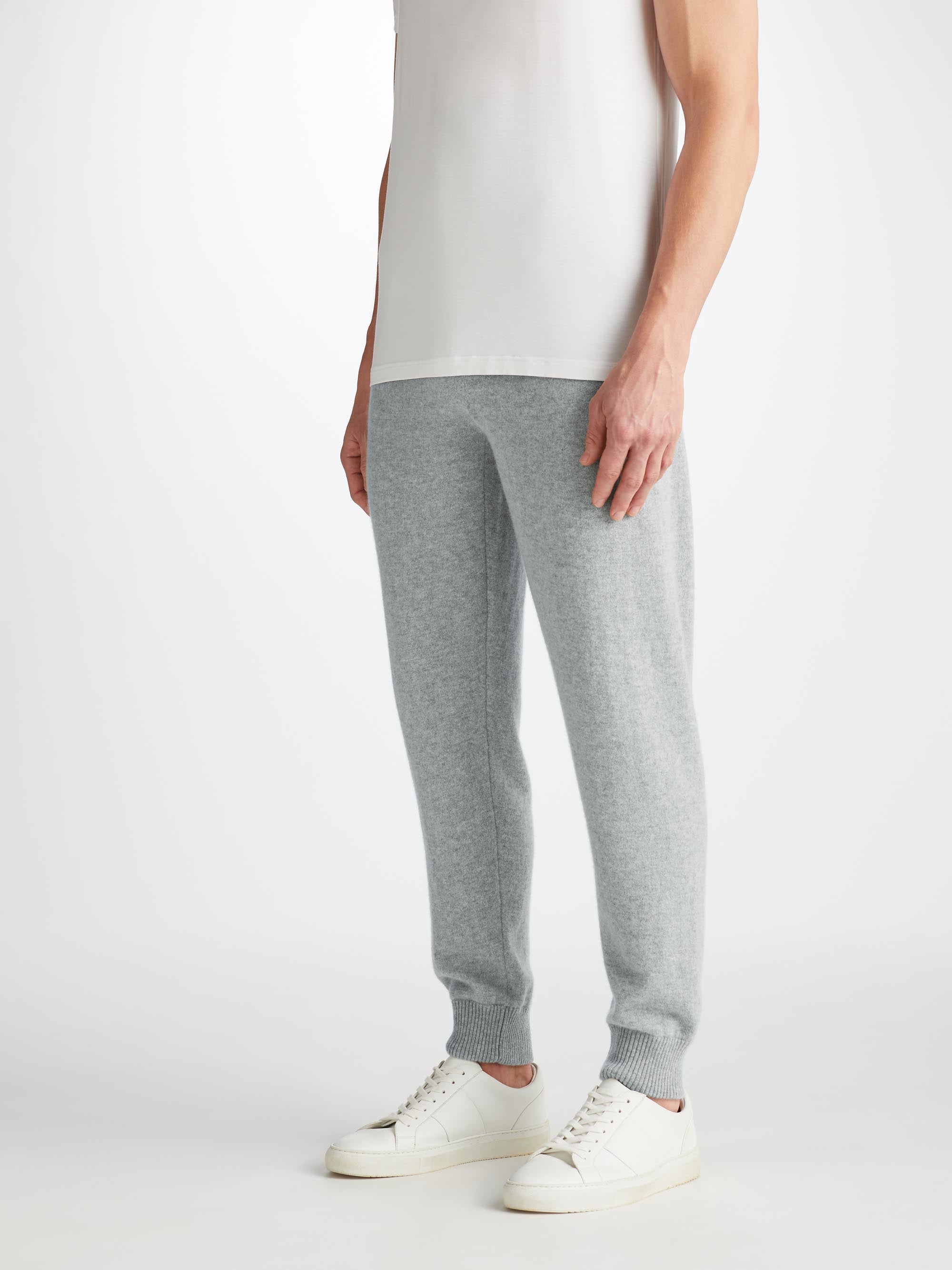 Men's Track Pants Finley Cashmere Silver