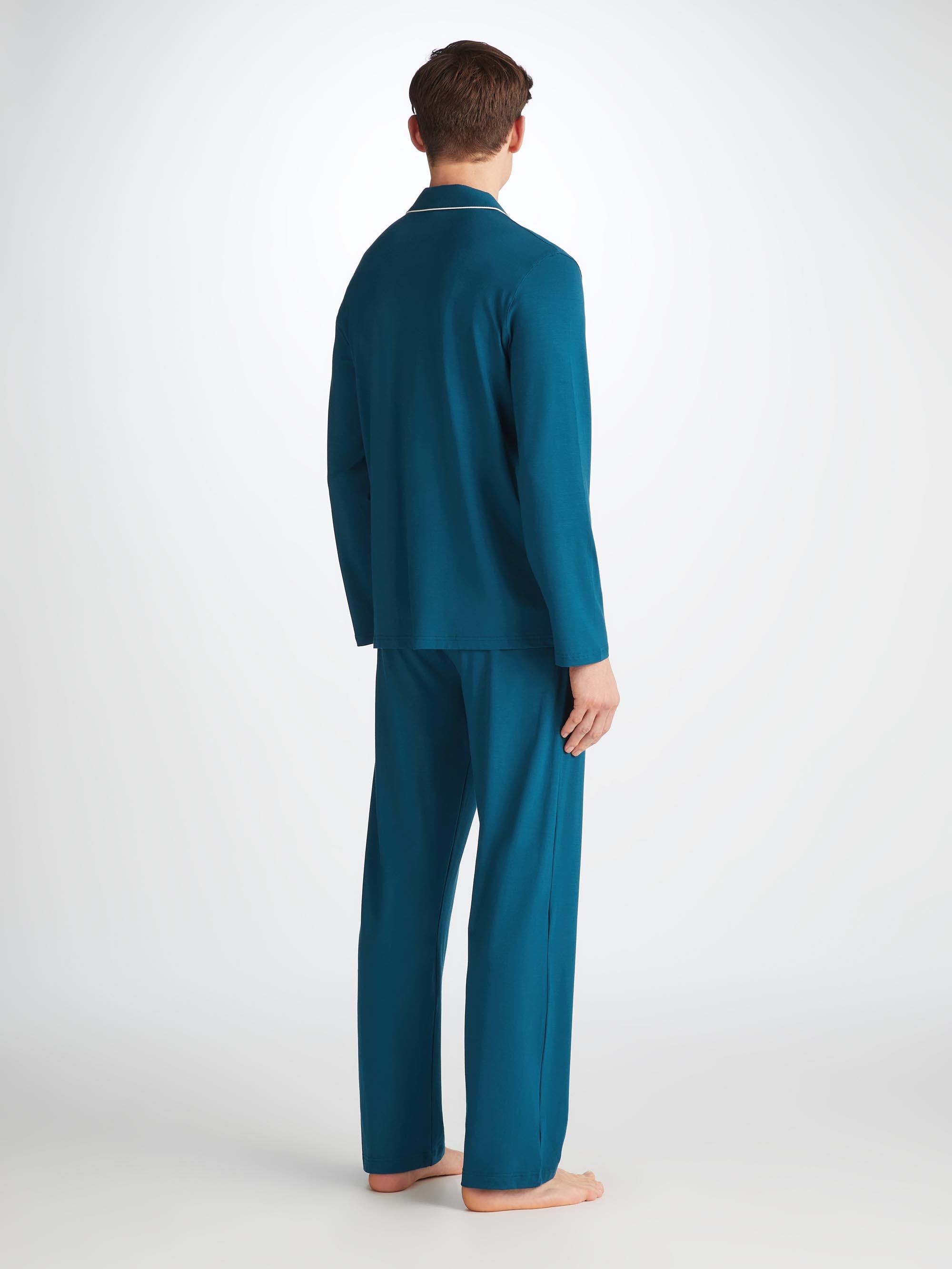 Men's Pajamas Basel Micro Modal Stretch Poseidon Blue