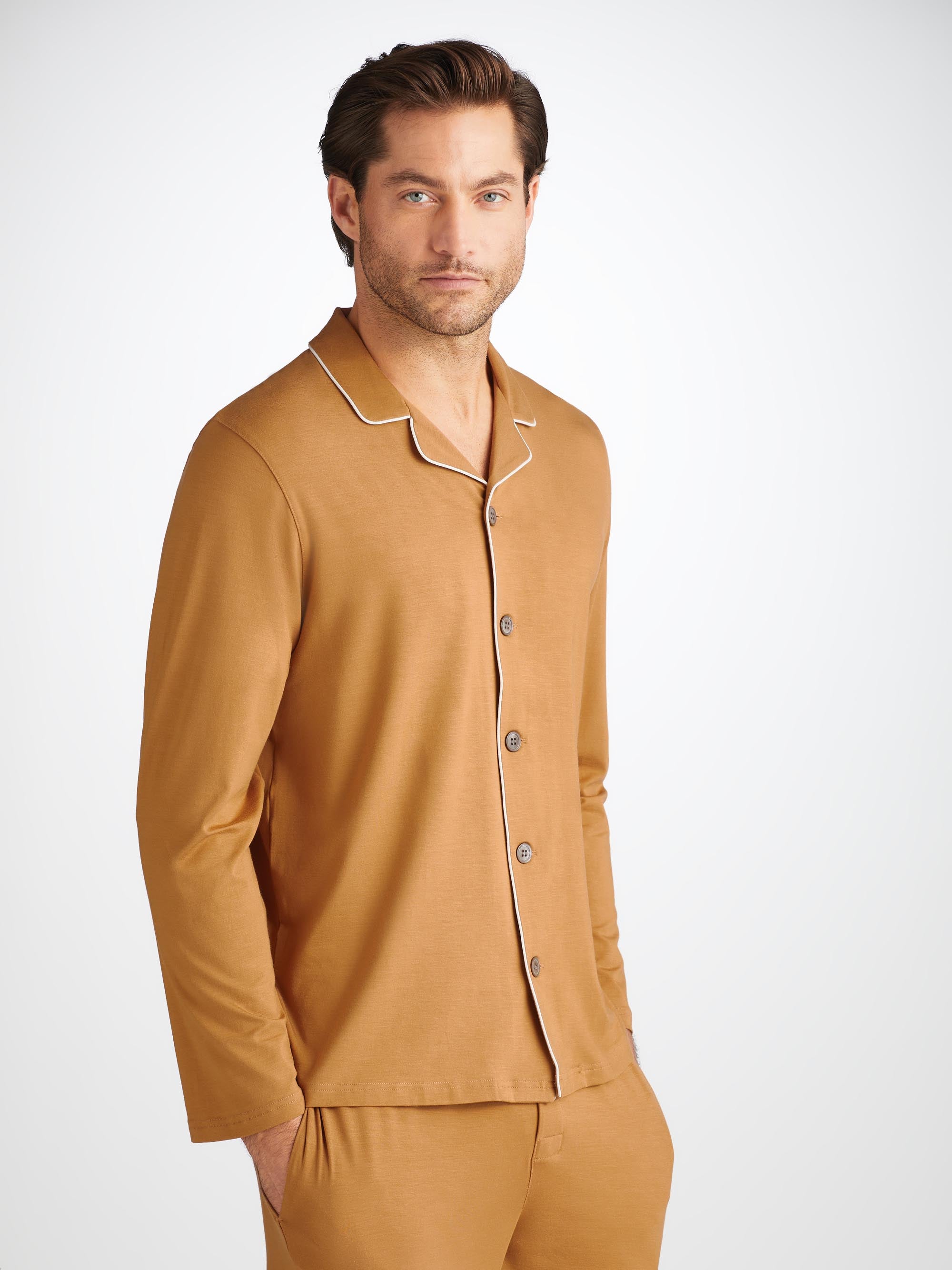 Men's Pyjamas Basel Micro Modal Stretch Gold