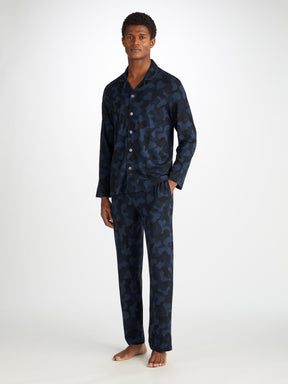 Men's Pajamas London 11 Micro Modal Navy