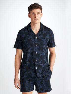 Men's Short Pyjamas London 11 Micro Modal Navy