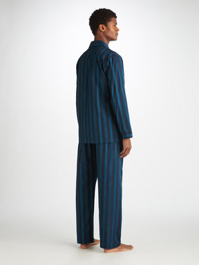 Men's Classic Fit Pajamas Royal 222 Cotton Navy