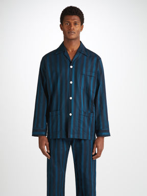 Men's Classic Fit Pajamas Royal 222 Cotton Navy