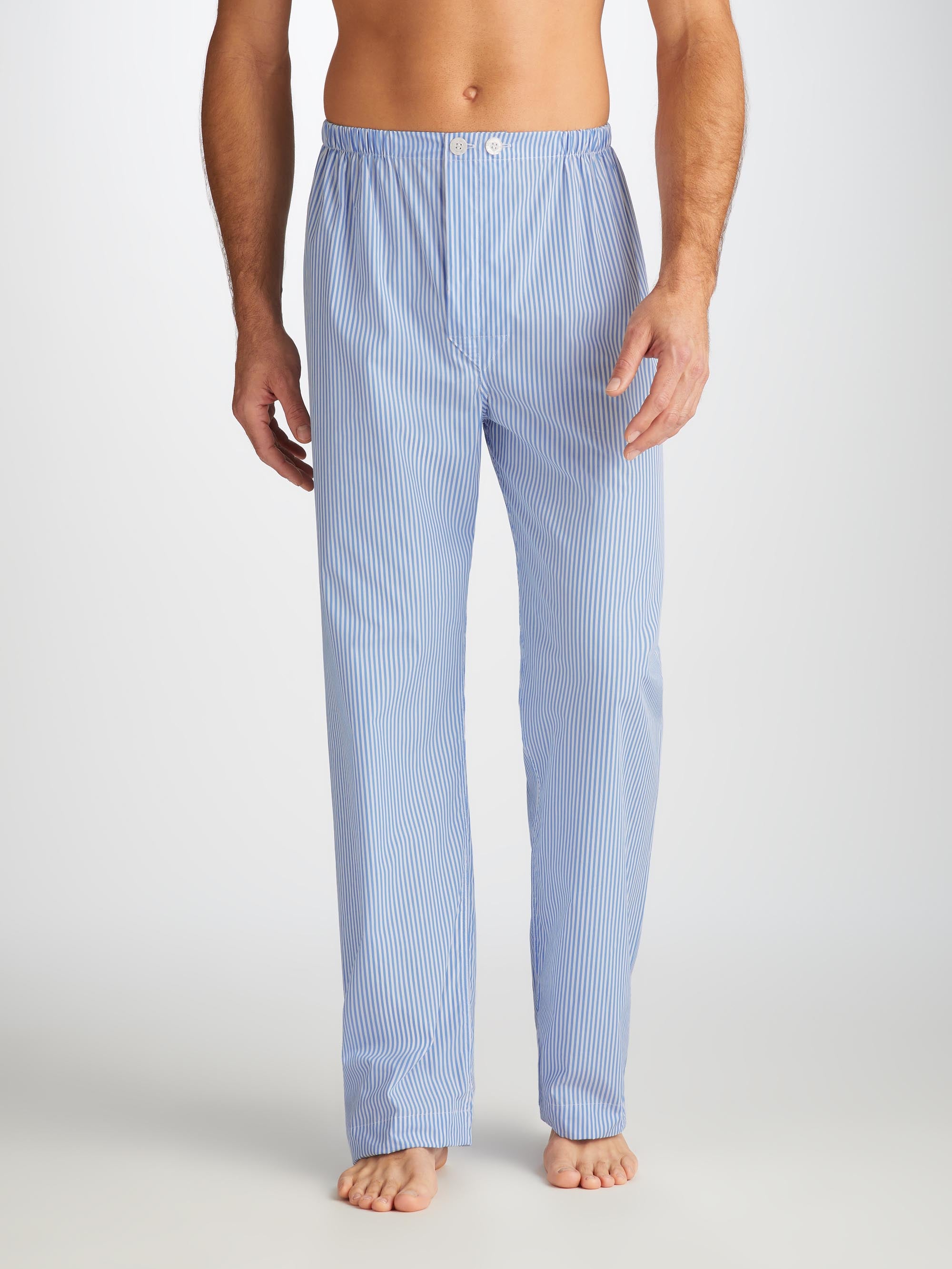 Men's Classic Fit Pyjamas James Cotton Blue 