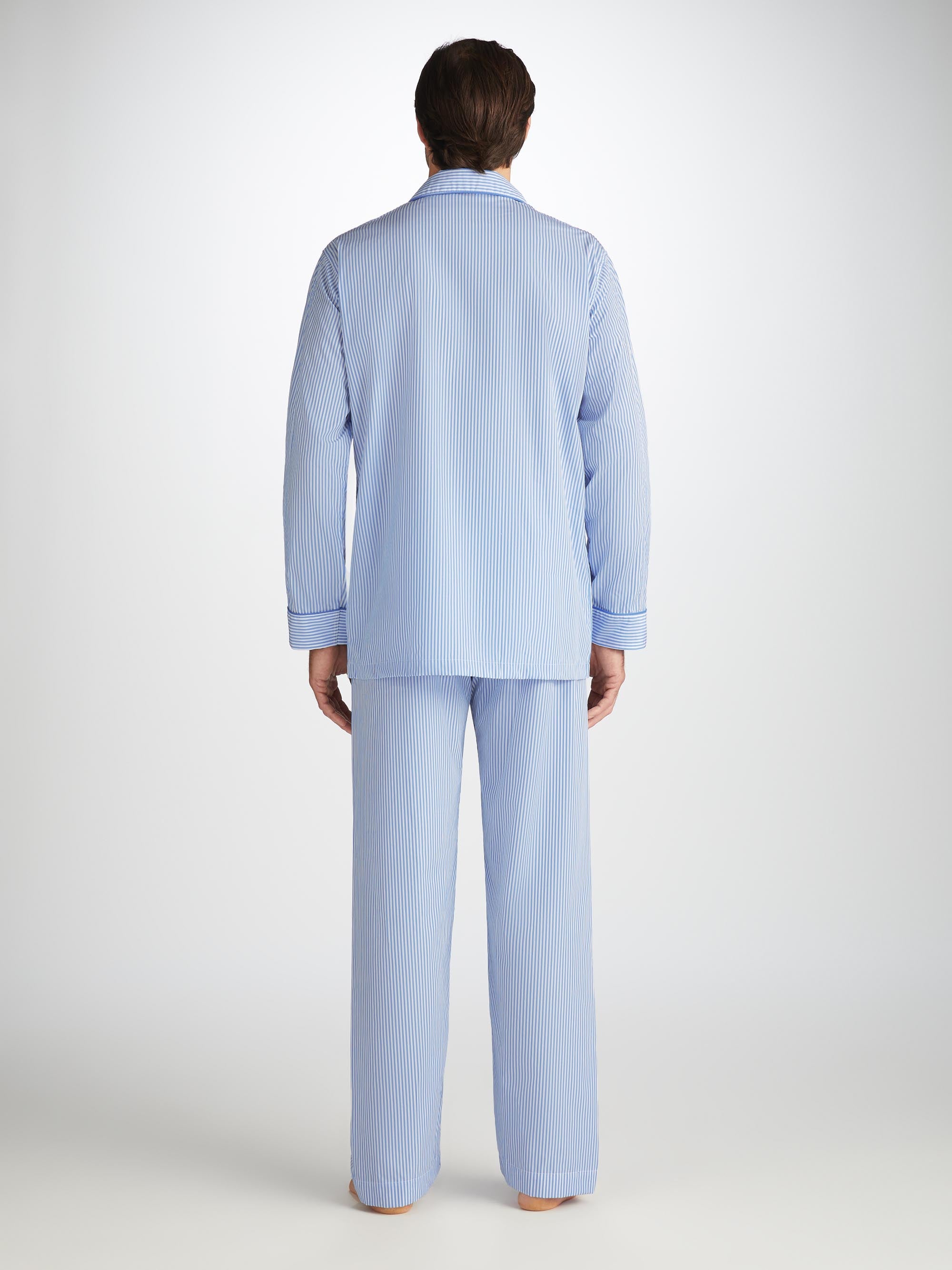 Men's Classic Fit Pajamas James Cotton Blue 