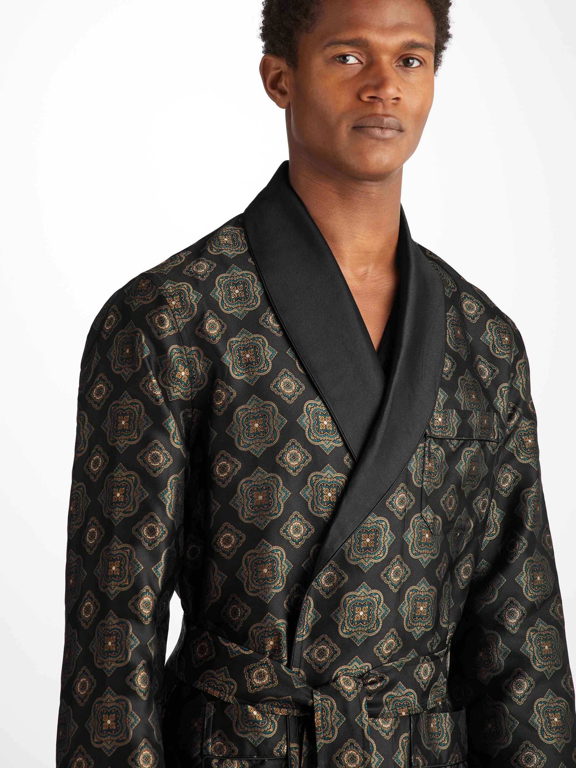 Mens smoking jacket best sale