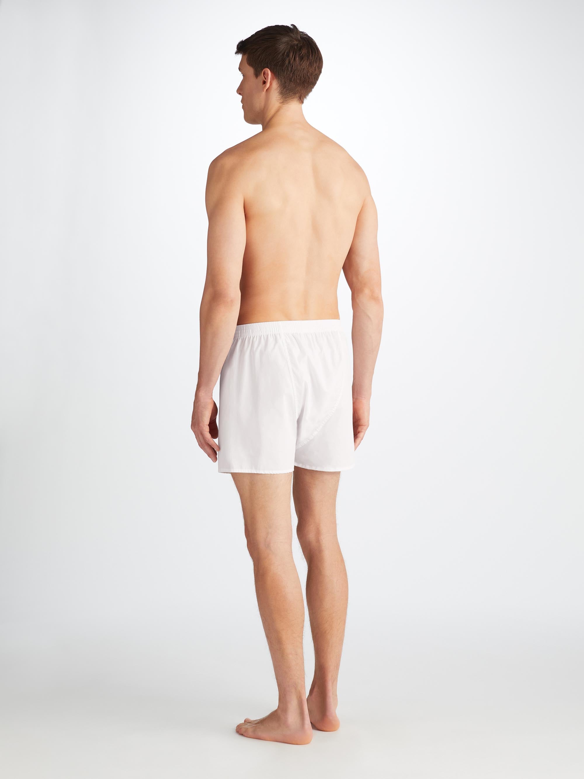 Men's Classic Fit Boxers Savoy Cotton White