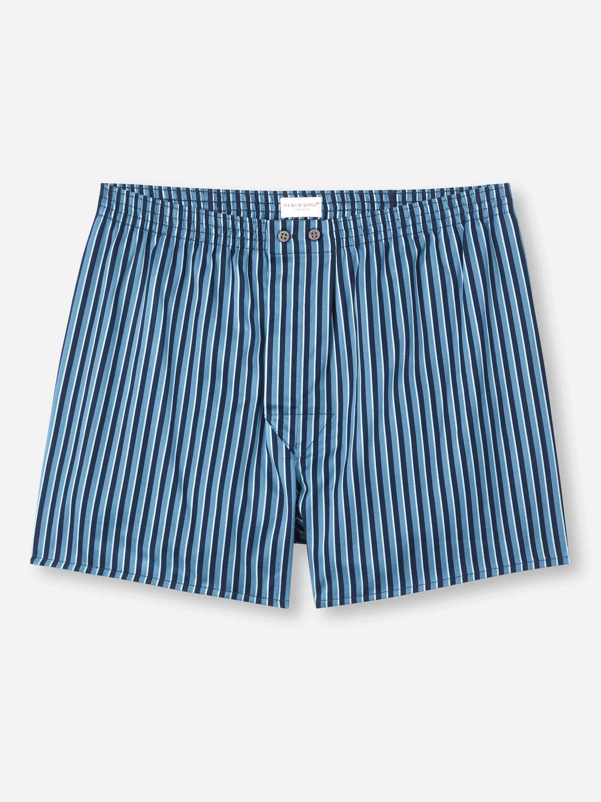 Men's Classic Fit Boxers Wellington 58 Cotton Blue