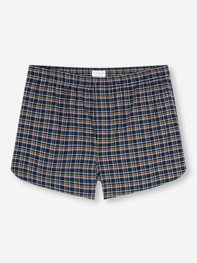 Men's Modern Fit Boxers Barker 37 Cotton Navy