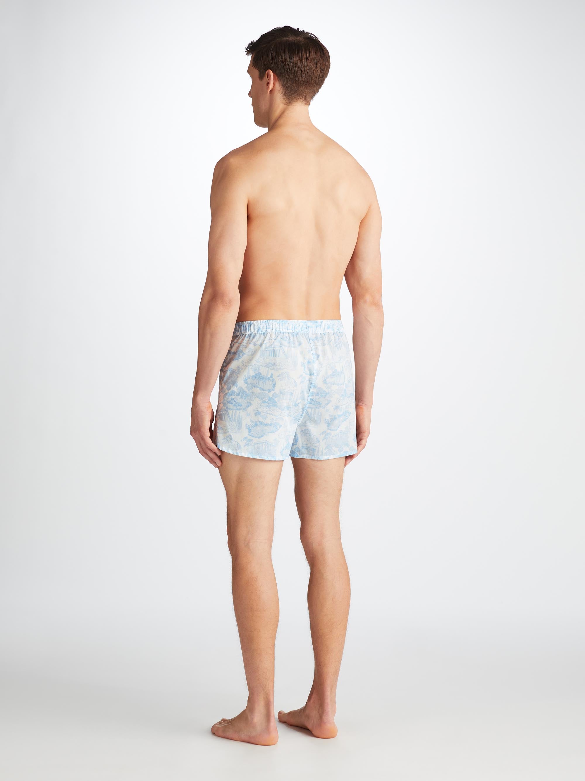 Men's Modern Fit Boxers Ledbury 77 Cotton Batiste White