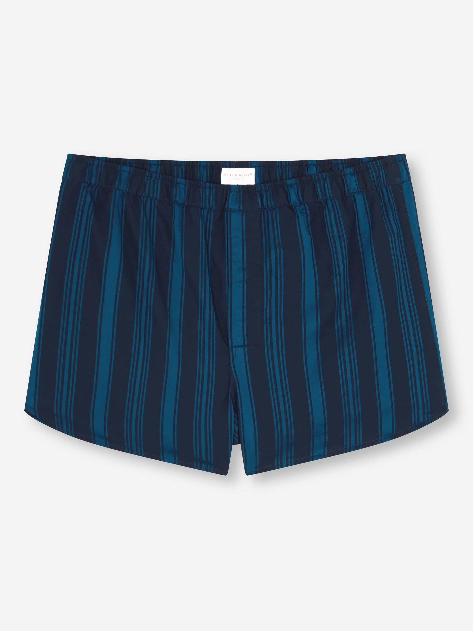 Men's Modern Fit Boxers Royal 222 Cotton Navy