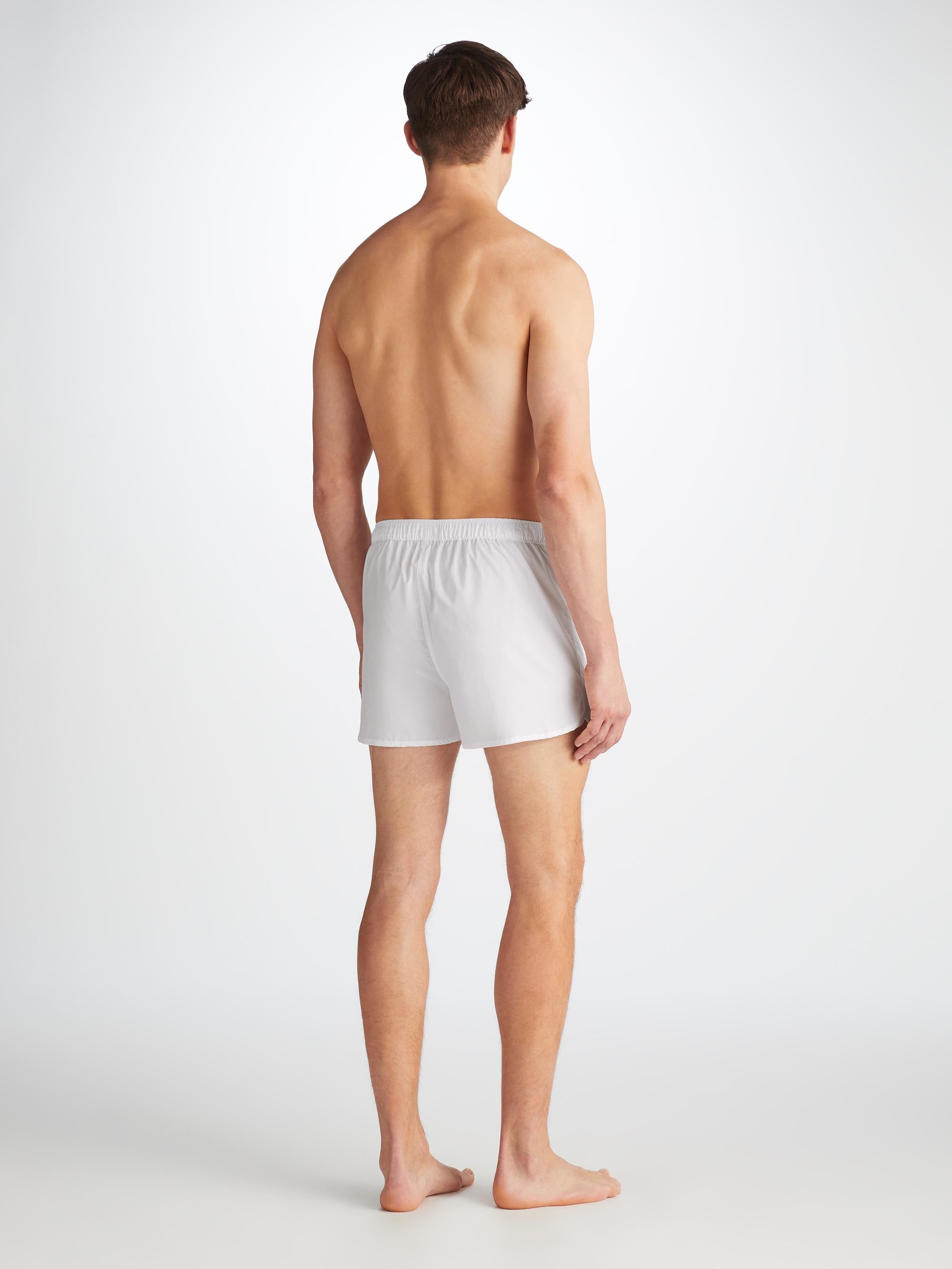 Men's Modern Fit Boxers Savoy Cotton White