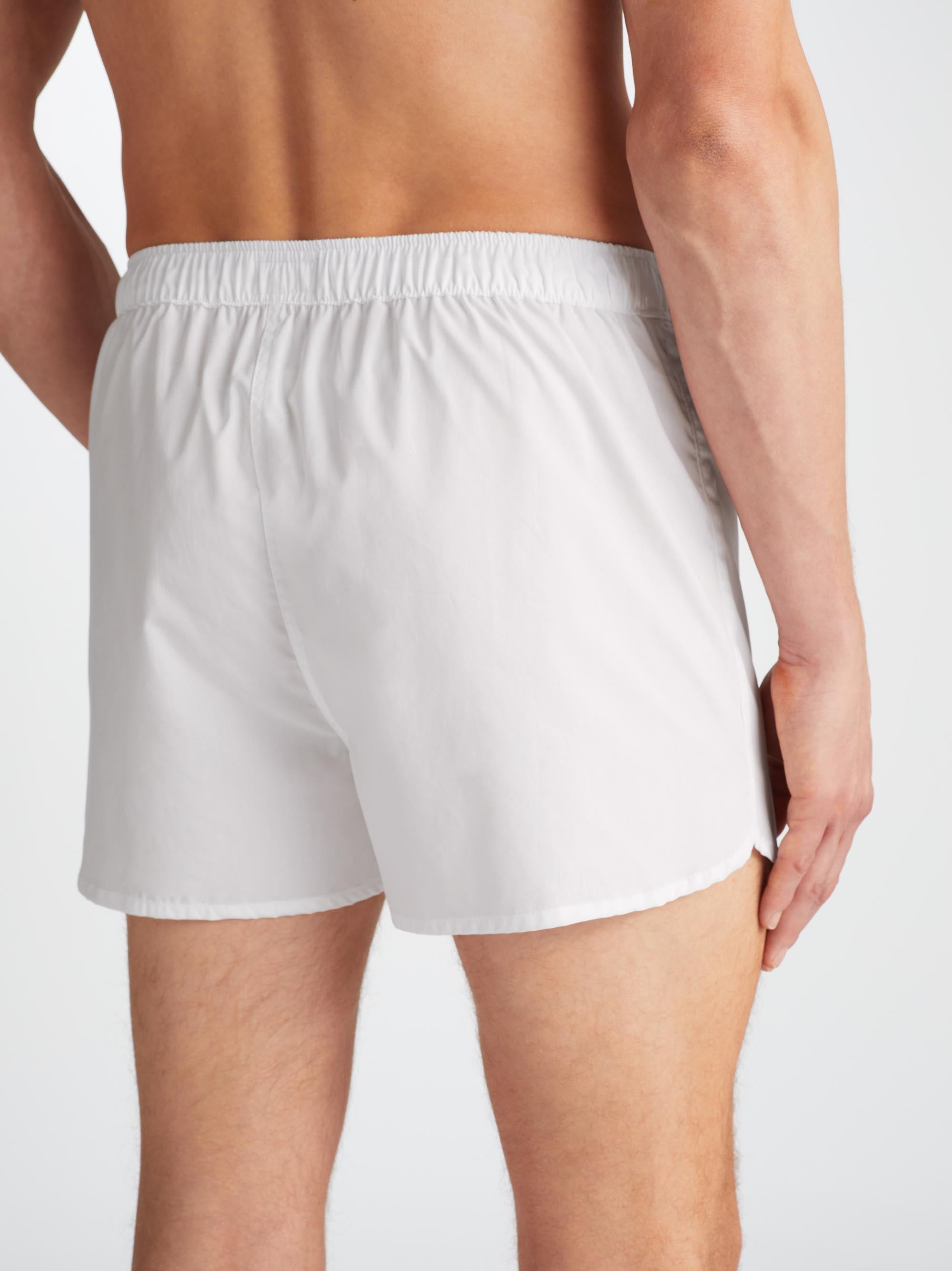 Men's Modern Fit Boxers Savoy Cotton White