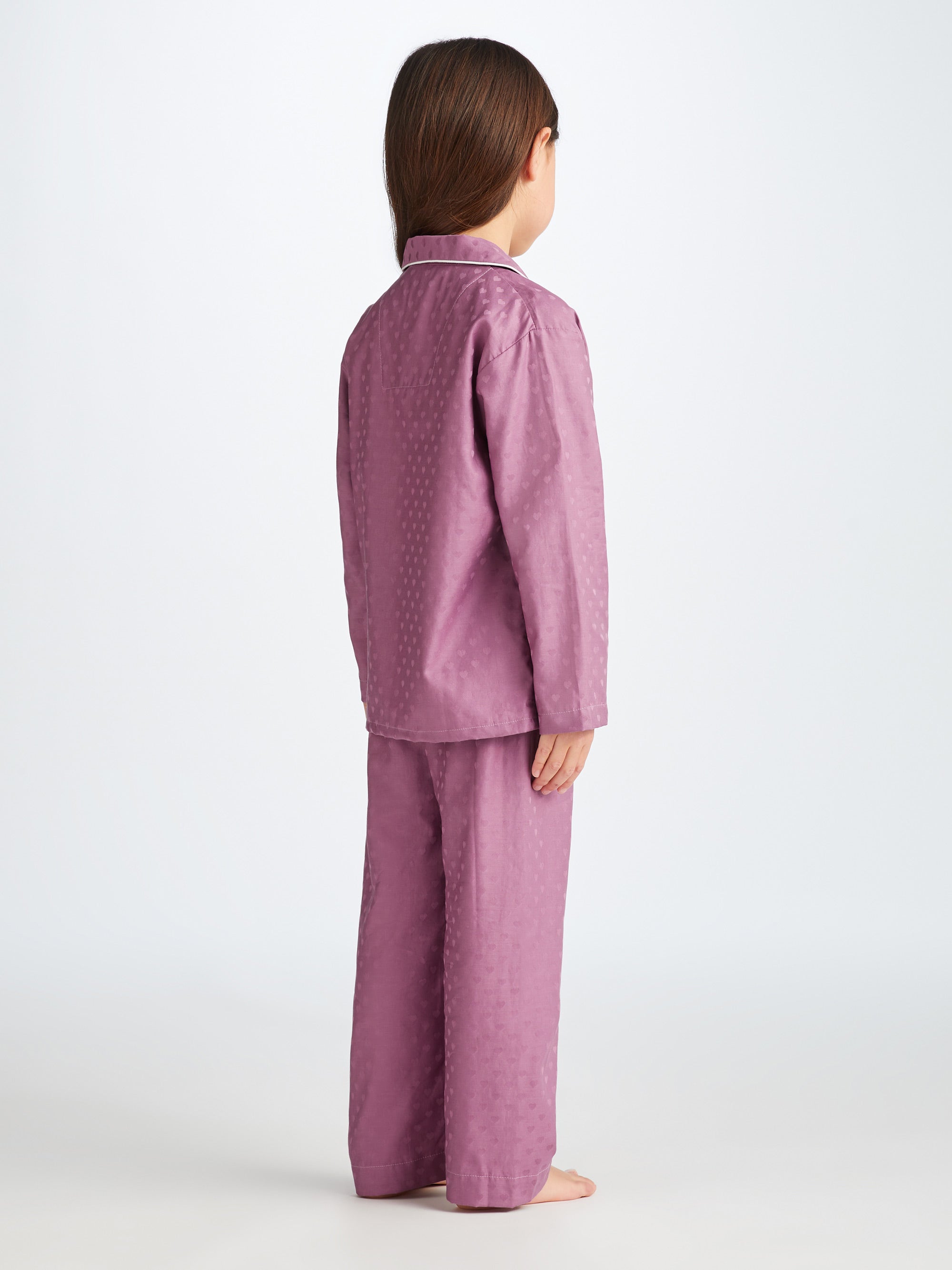 Kids' Pyjamas Kate 10 Cotton Jacquard Purple