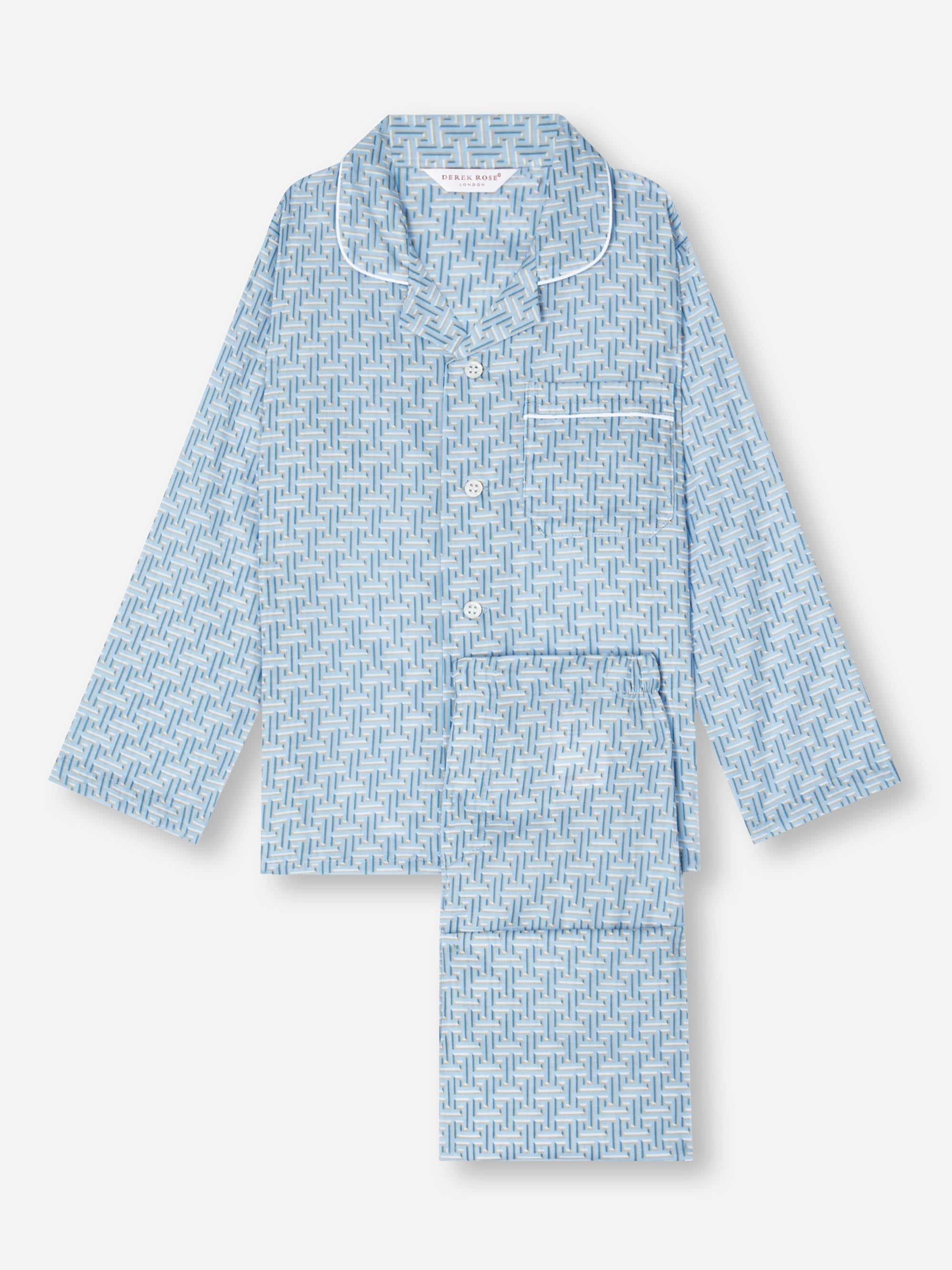 Kids' Pyjamas Ledbury 72 Cotton Batiste Blue