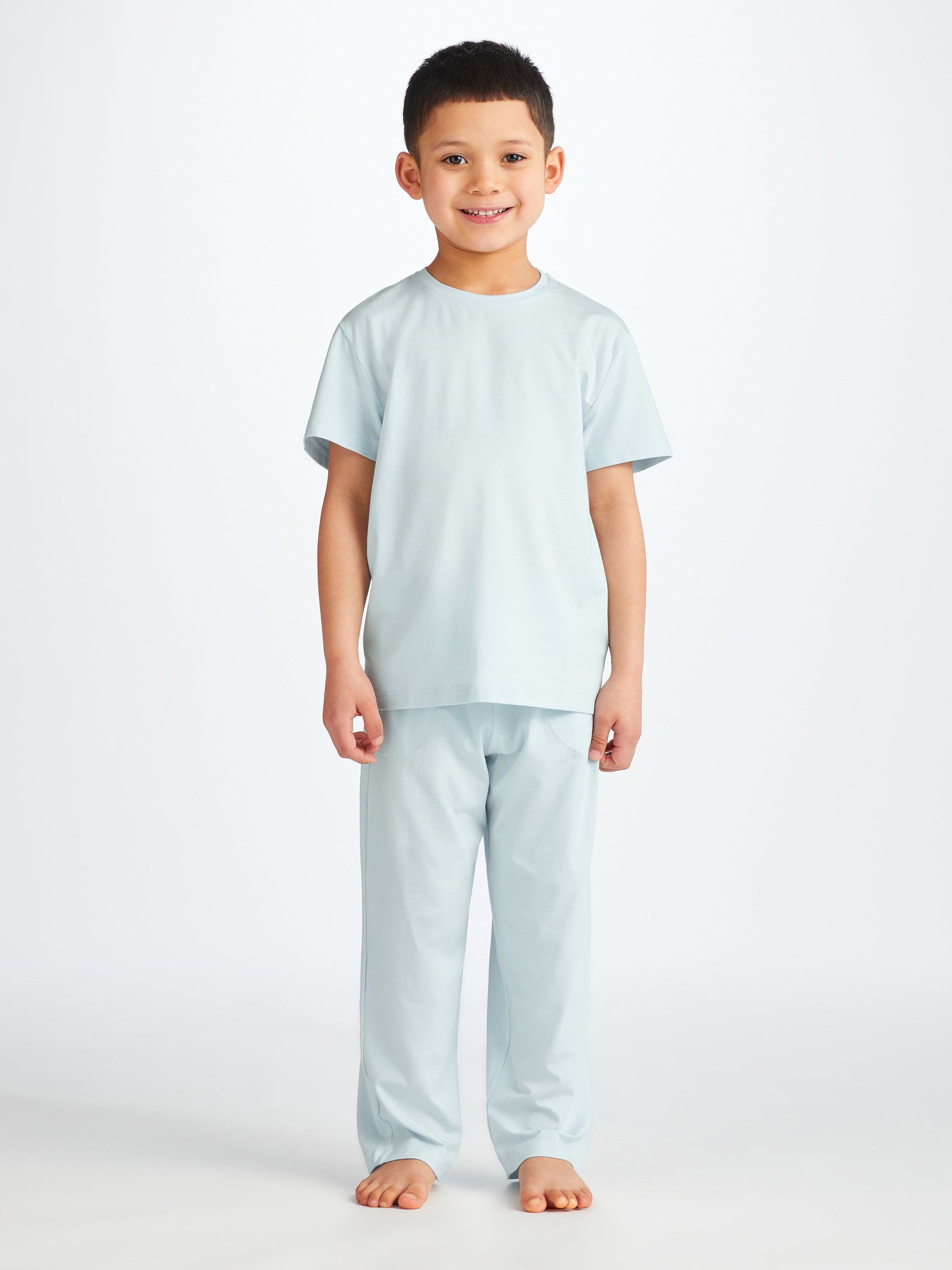 Kids' Lounge Set Basel Micro Modal Stretch Ice Blue