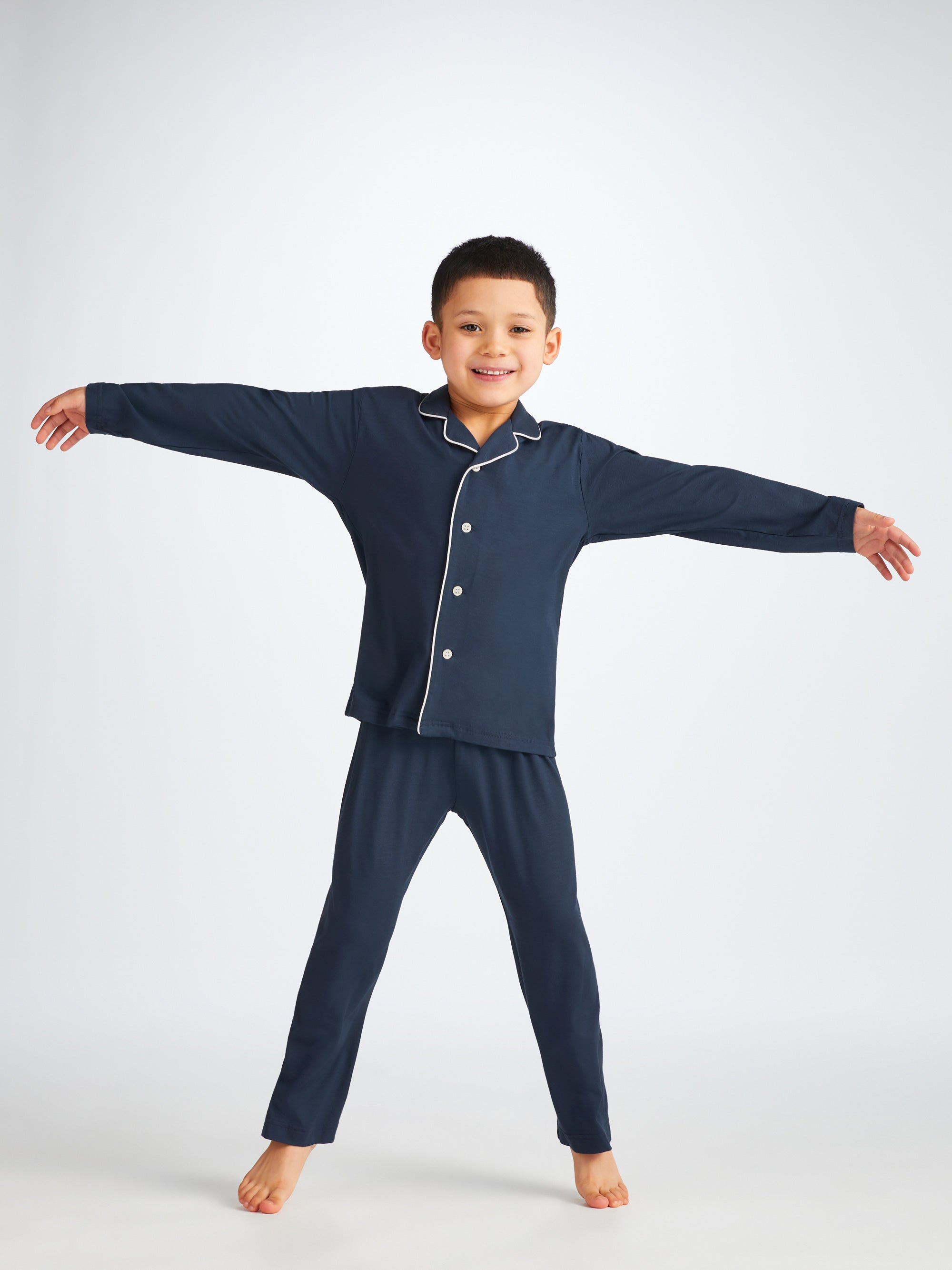 Kids' Pyjamas Basel Micro Modal Stretch Navy