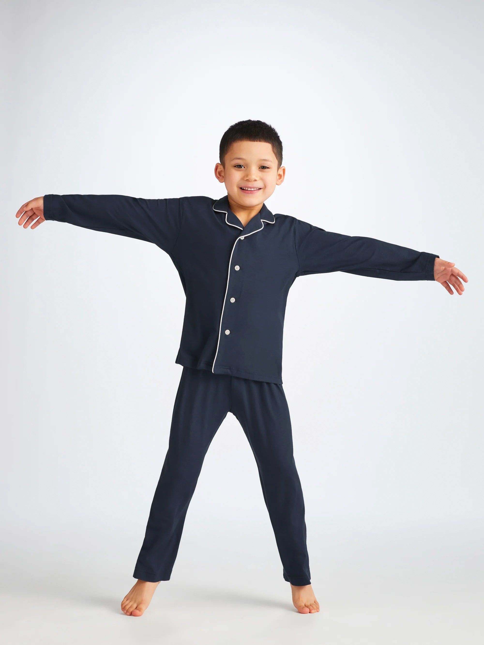 Kids' Pyjamas Basel Micro Modal Stretch Navy